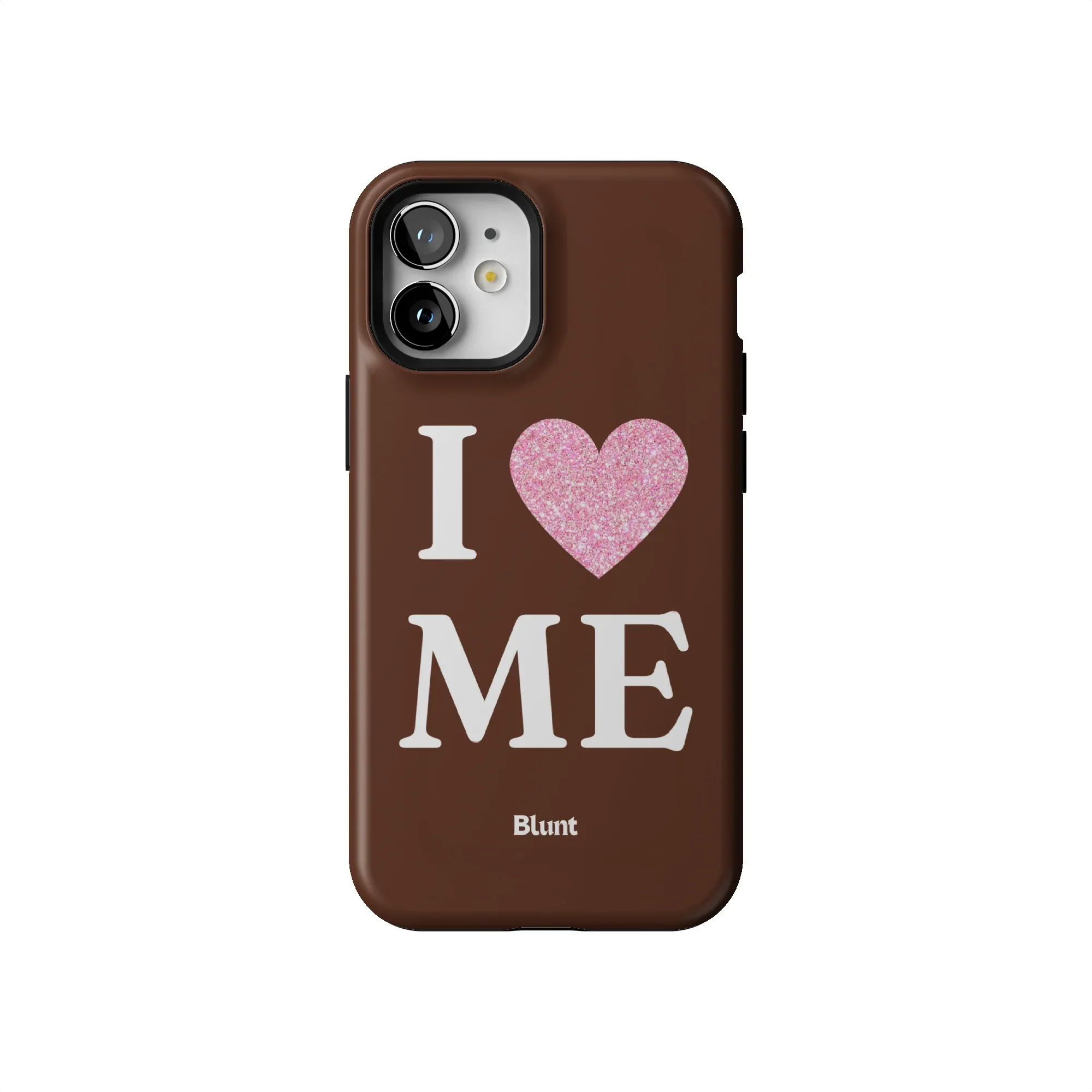 Brown I Love Me iPhone Case - Image 55