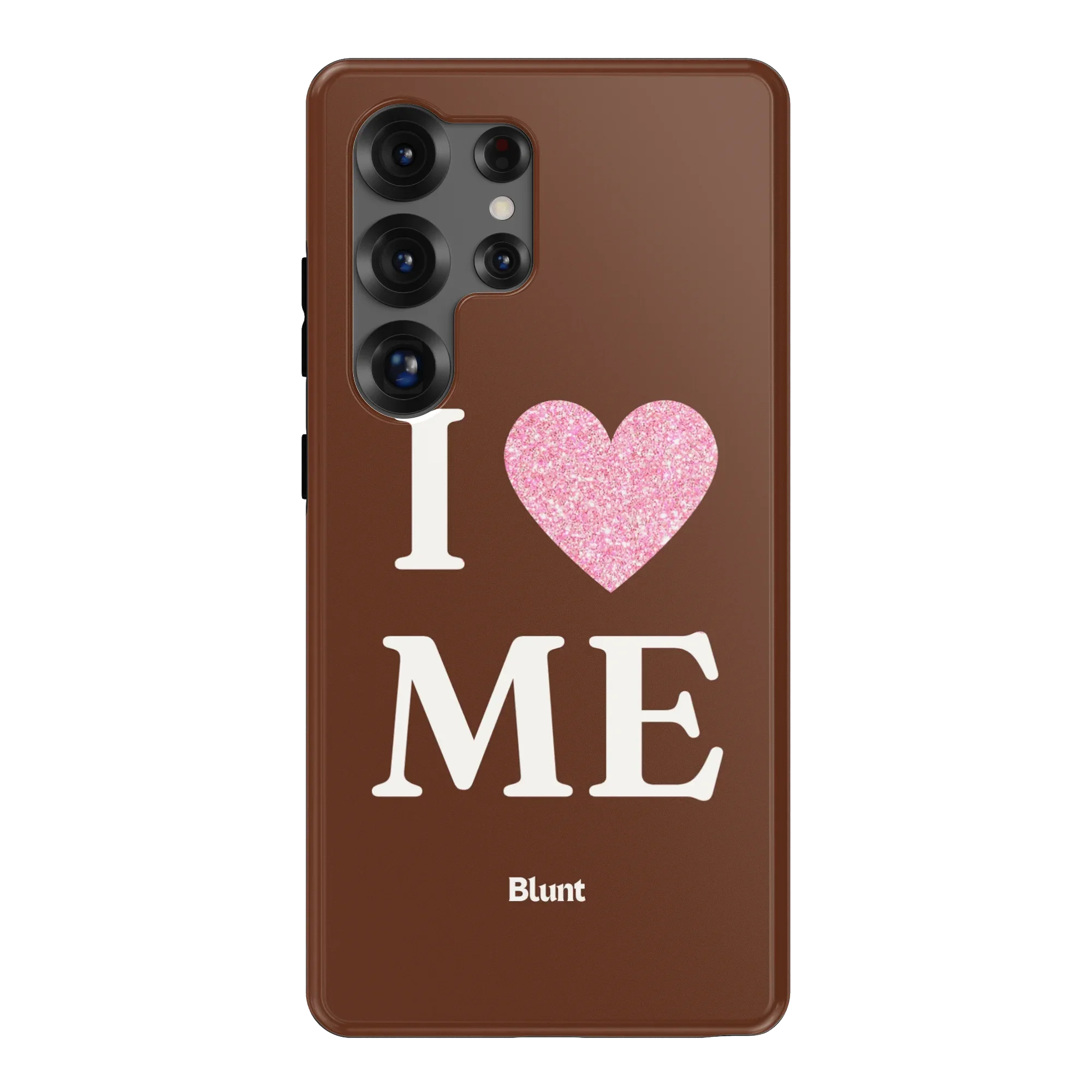Brown I Love Me Samsung Case - Image 3