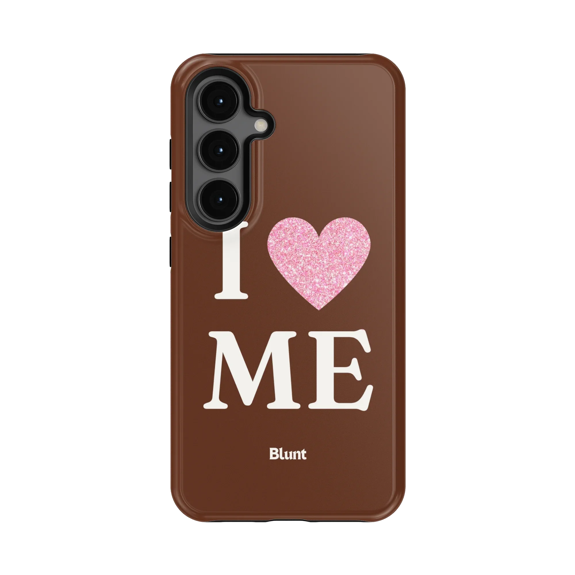 Brown I Love Me Samsung Case - Image 4