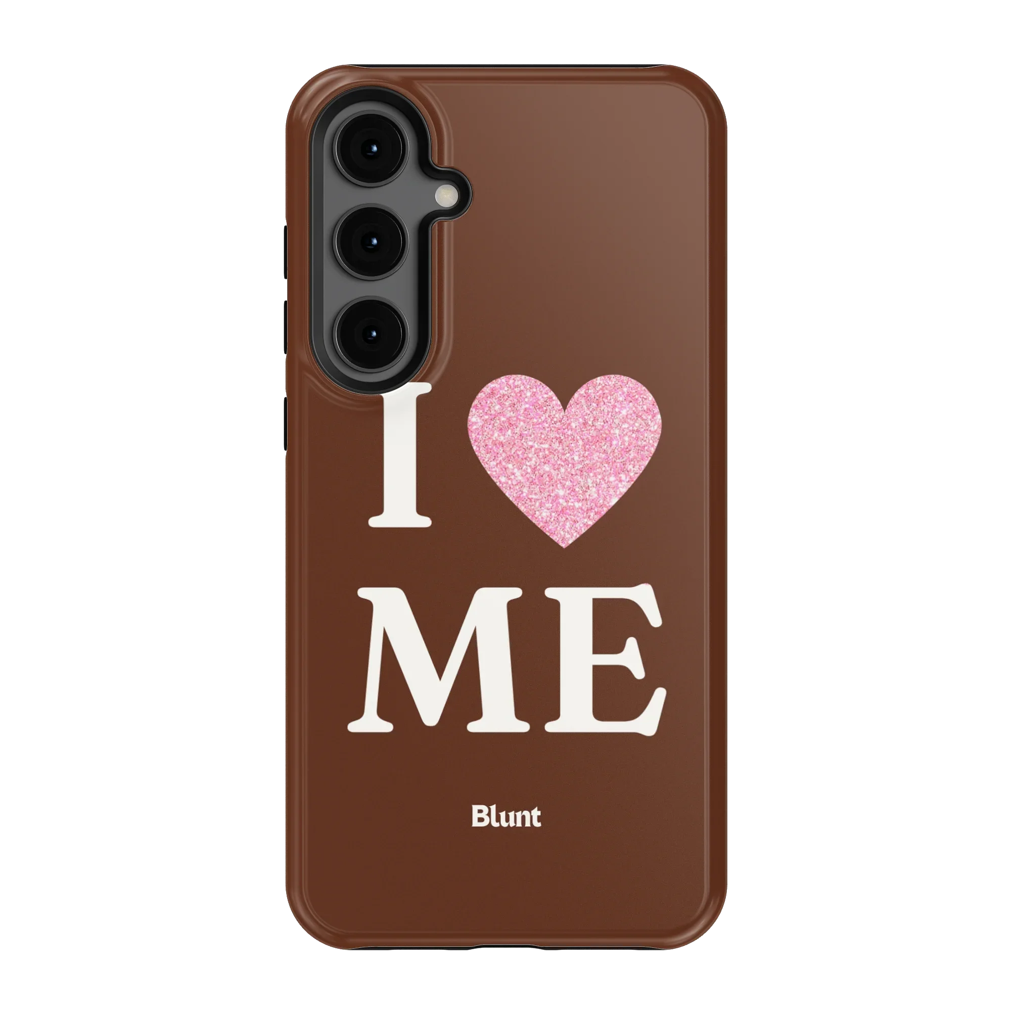 Brown I Love Me Samsung Case - Image 5