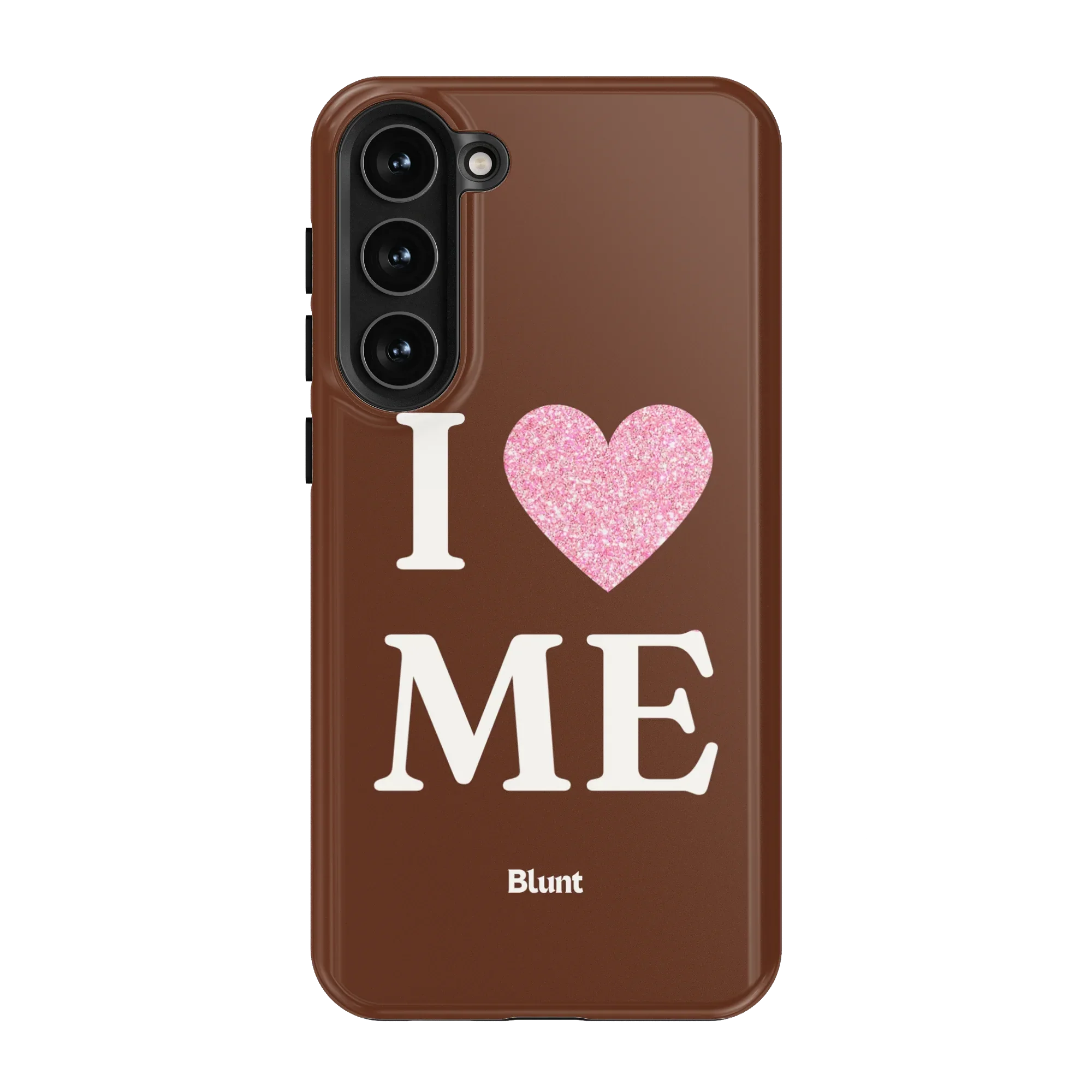 Brown I Love Me Samsung Case - Image 8
