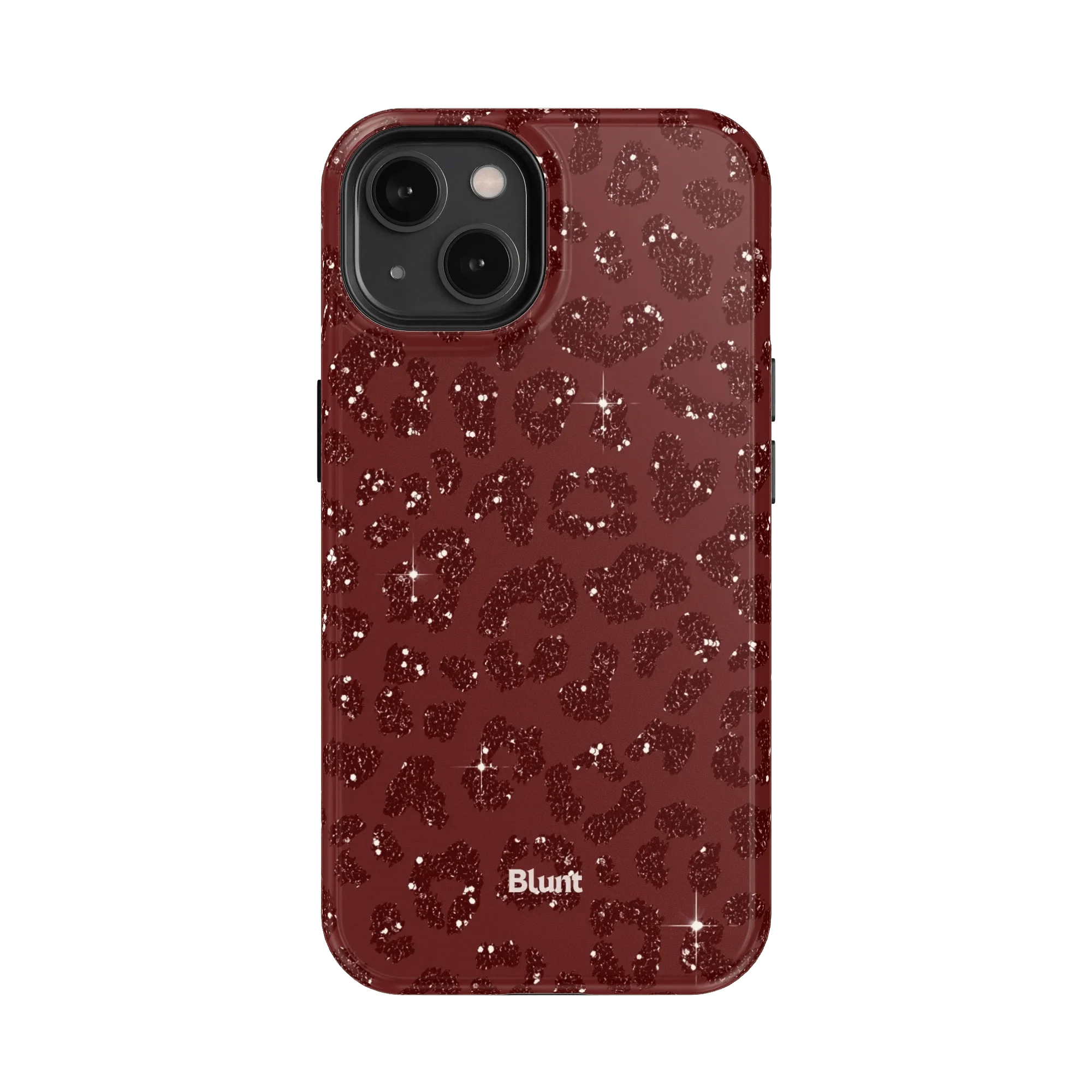 Burgundy Cheetah Print iPhone Case - Image 13