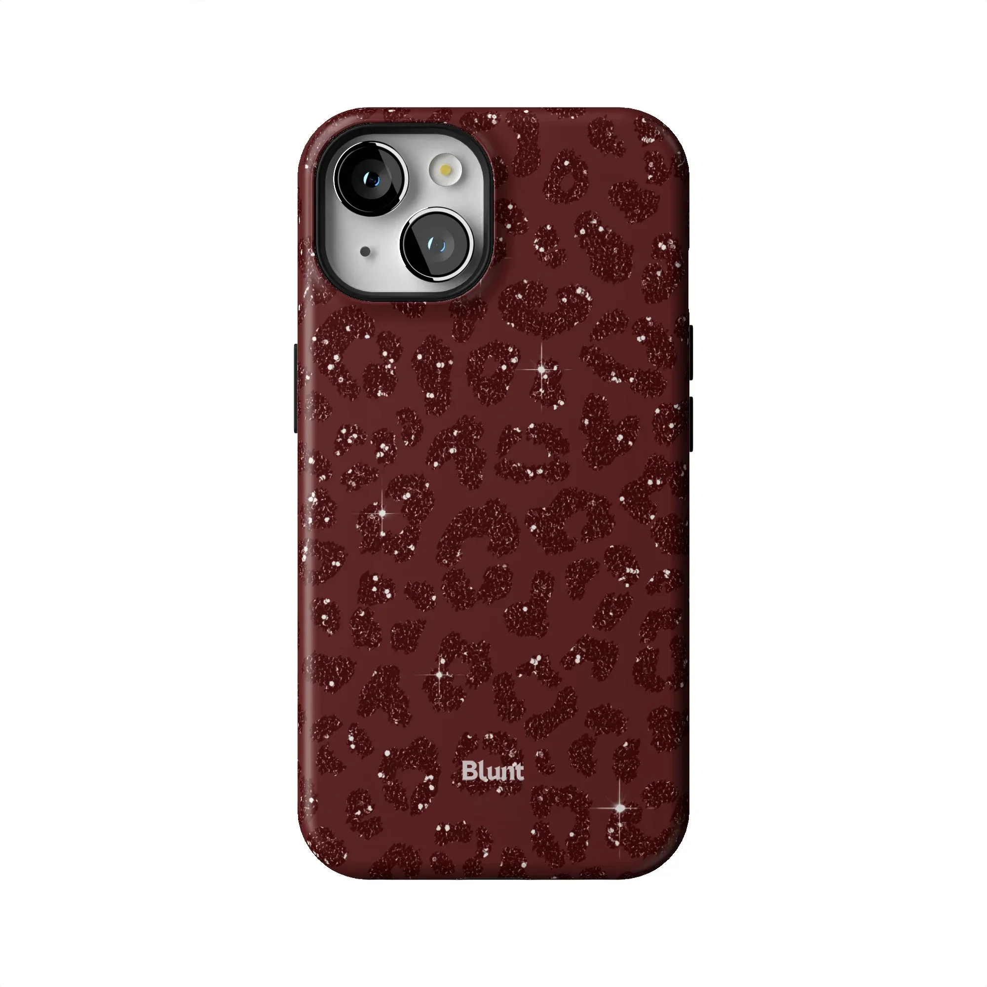 Burgundy Cheetah Print iPhone Case - Image 44