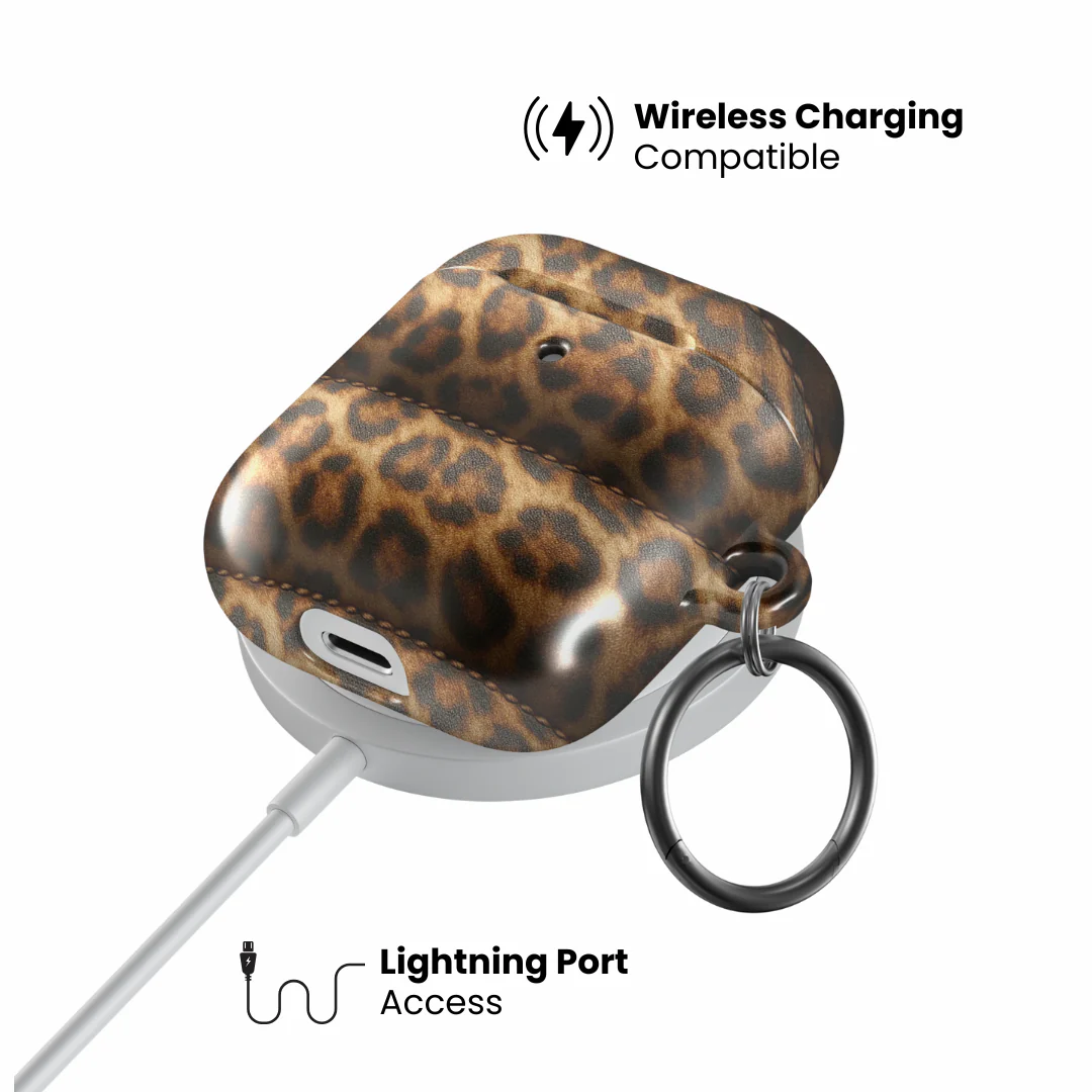 Cheetah Puffer AirPod Case - Image 4