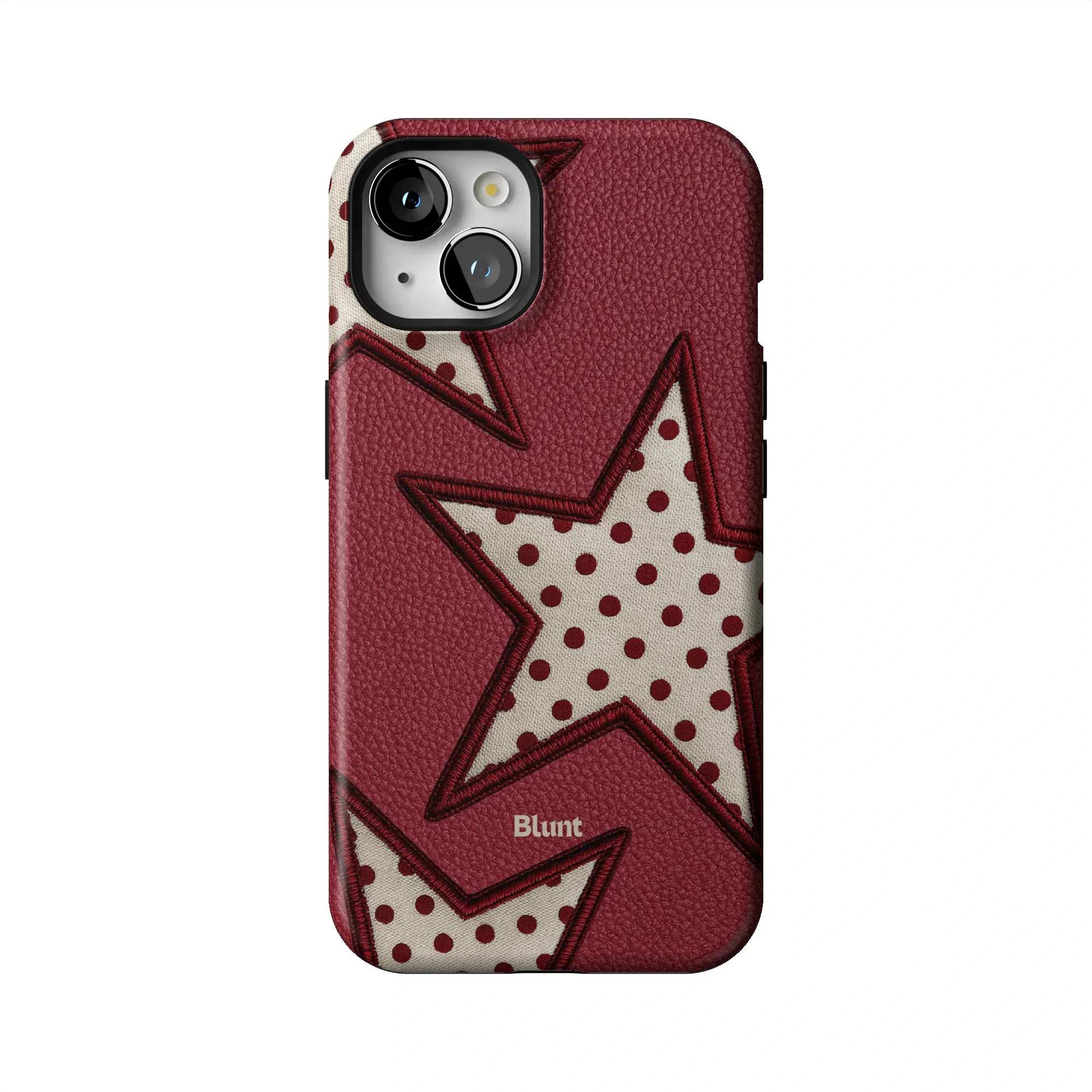 Cherry Polka Star iPhone Case - Image 48
