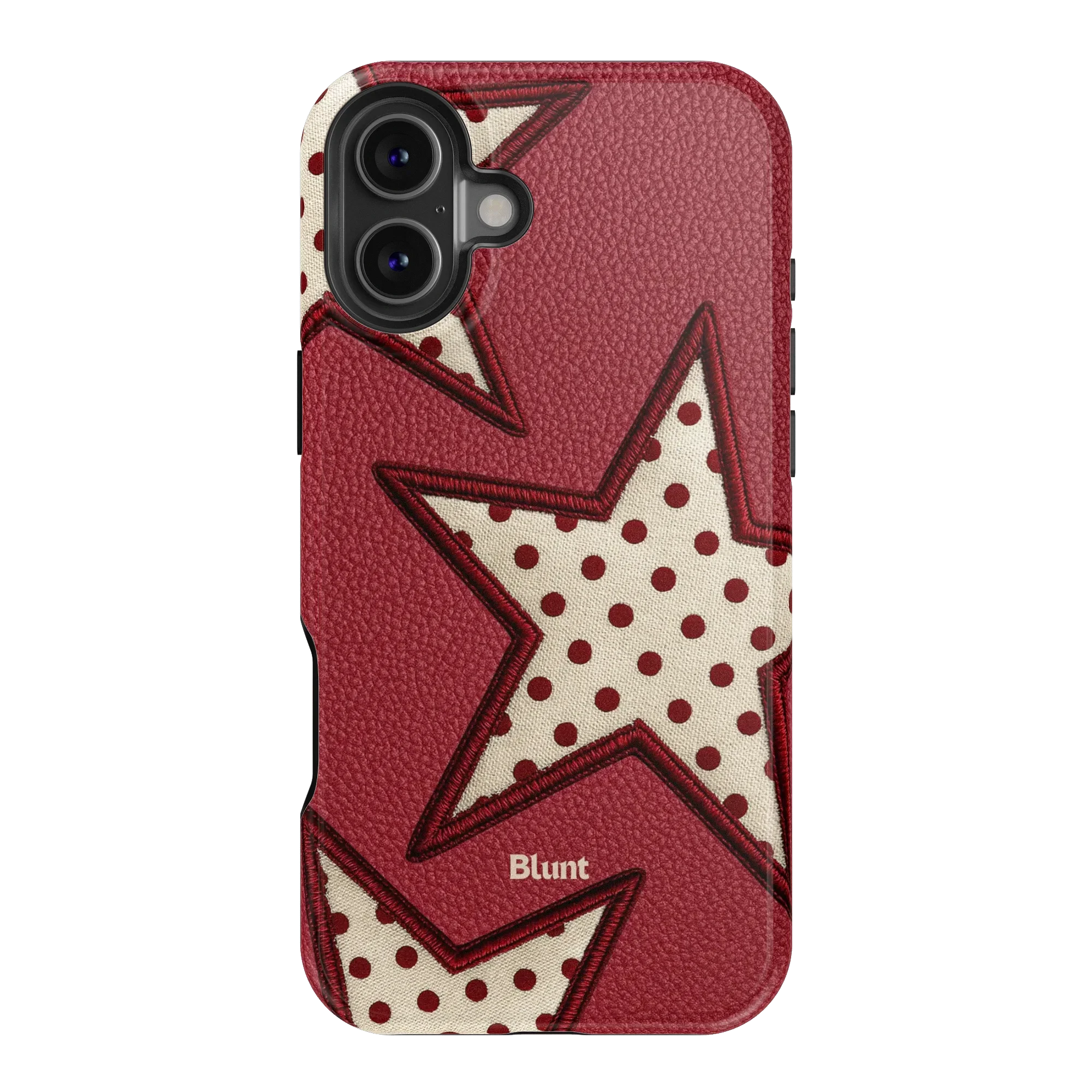 Cherry Polka Star iPhone Case - Image 8