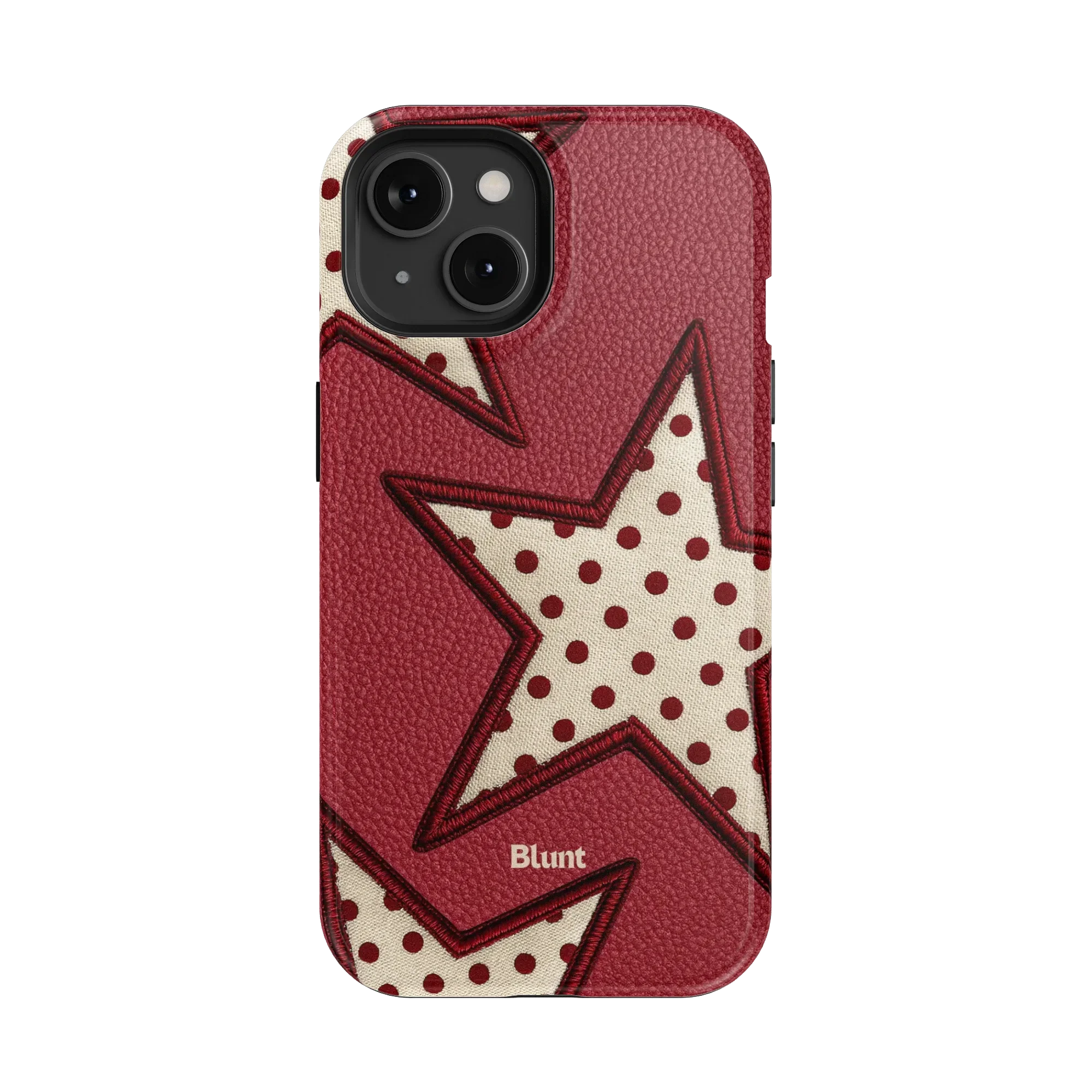 Cherry Polka Star iPhone Case - Image 9
