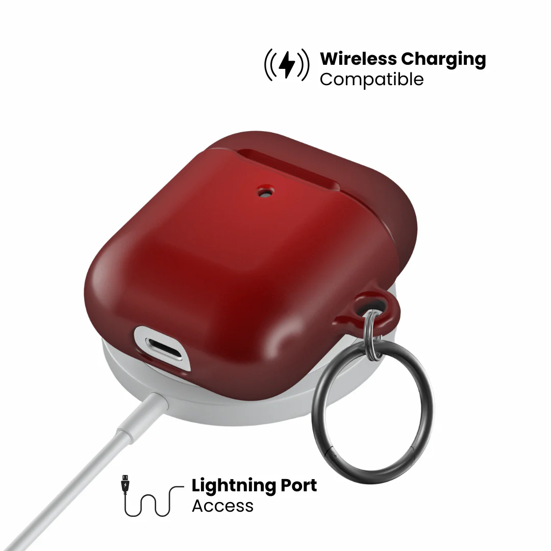 Cherry Red AirPod Case - Image 4