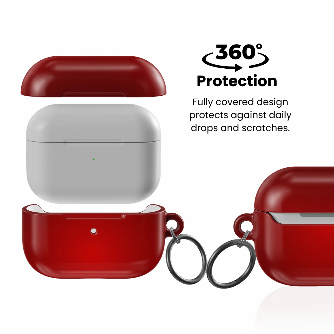 Cherry Red AirPod Case - Image 6