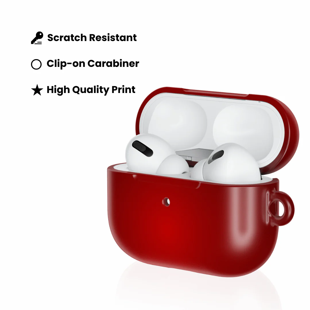 Cherry Red AirPod Case - Image 7