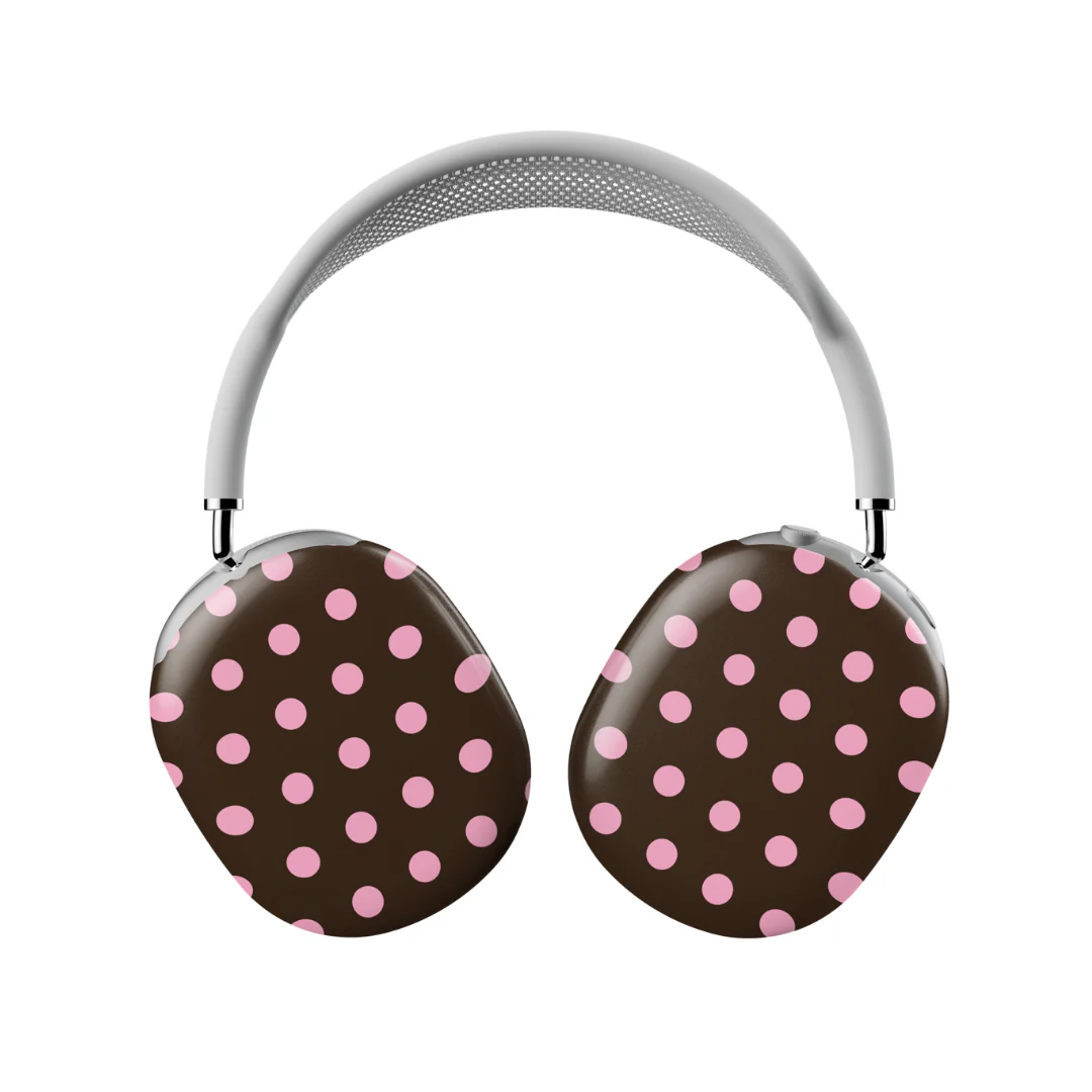 Chocolate Polka AirPod Max Case