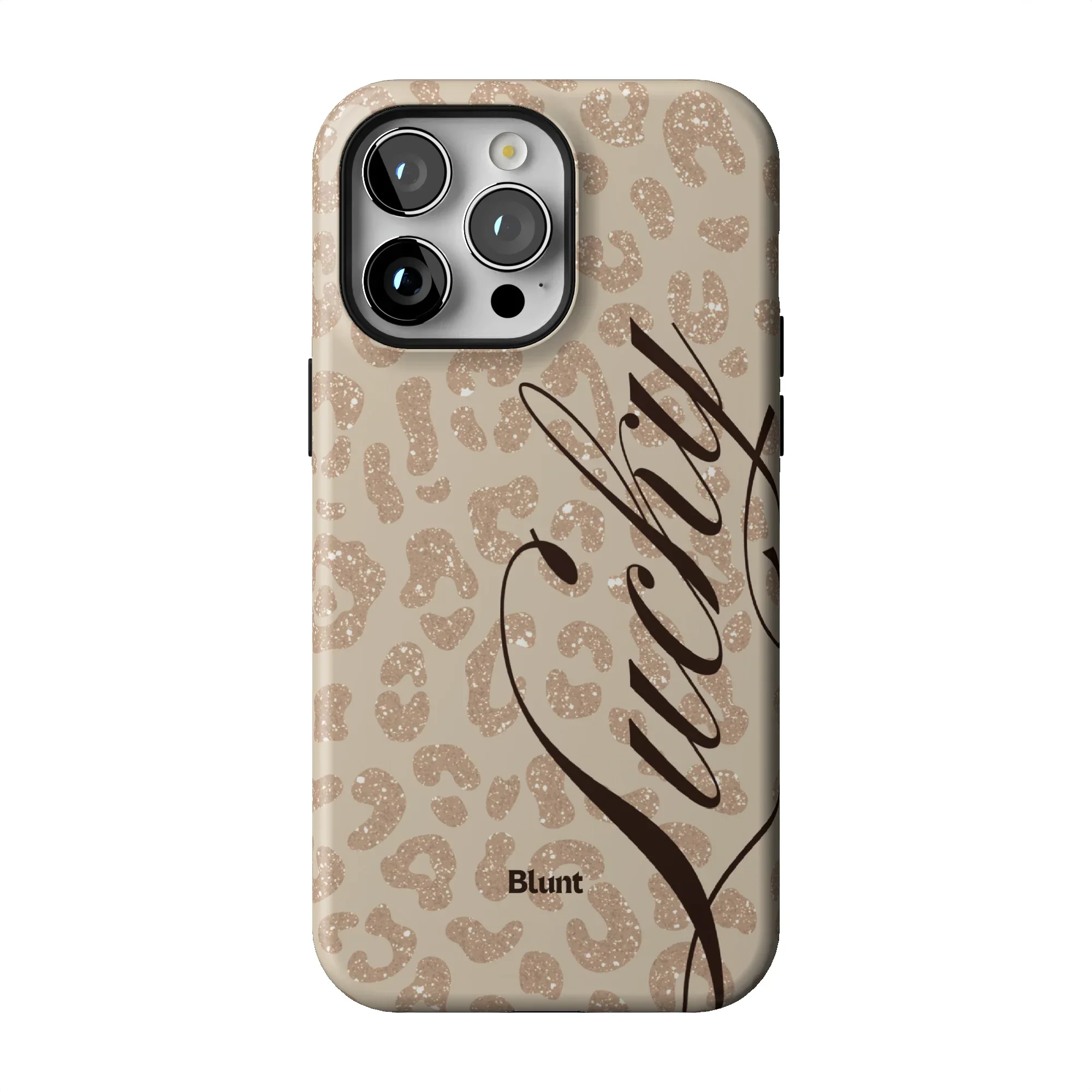 Cream Cheetah Lucky iPhone Case - Image 46