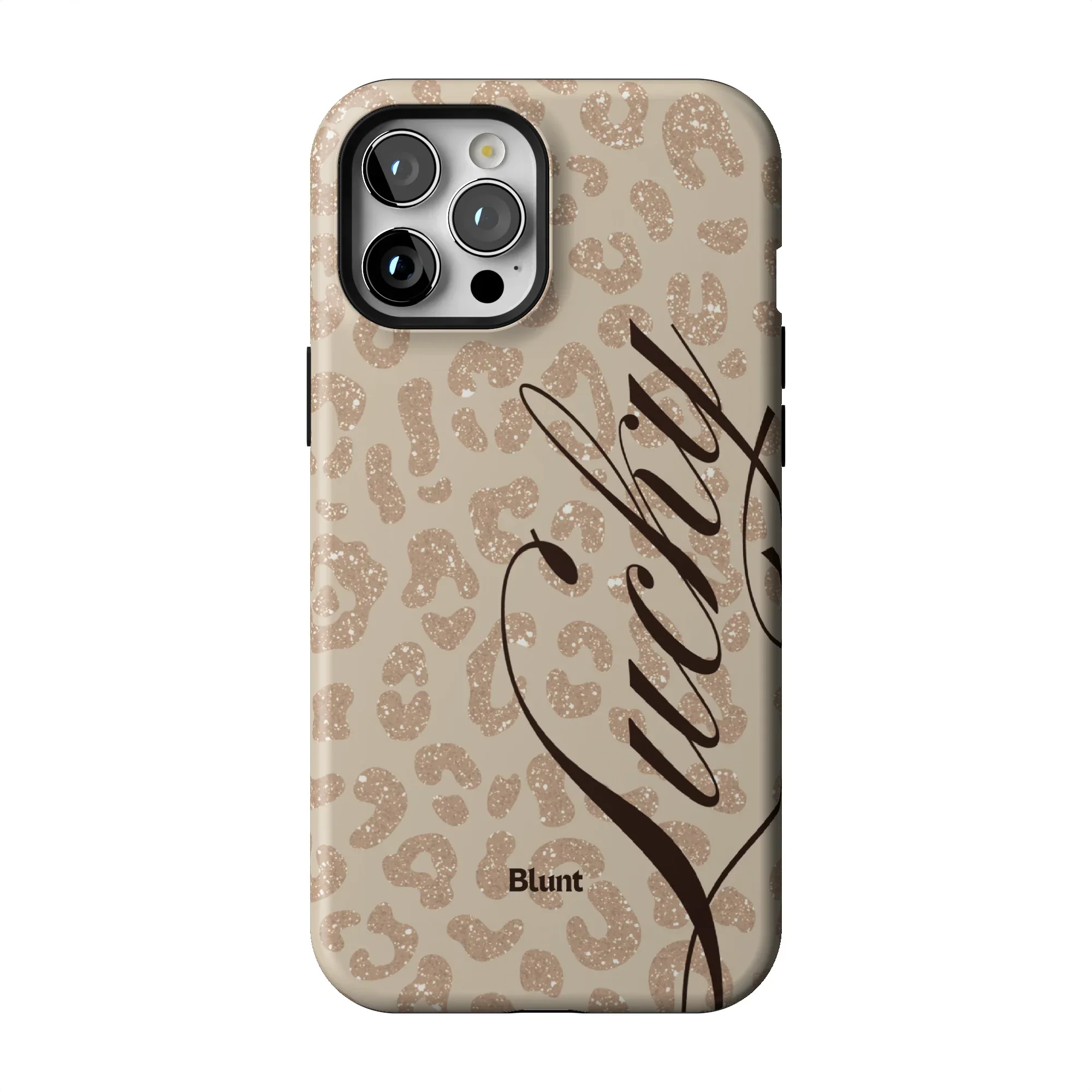 Cream Cheetah Lucky iPhone Case - Image 54