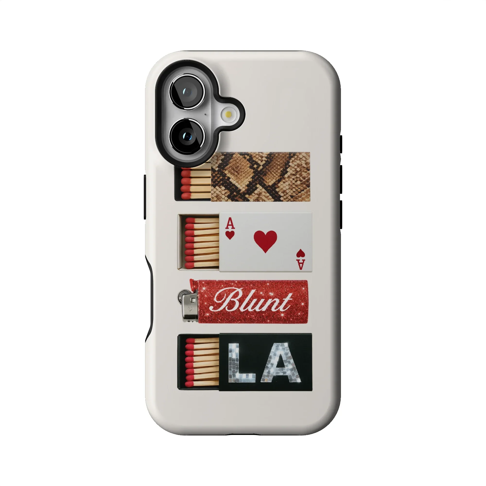 Cream Match iPhone Case - Image 36