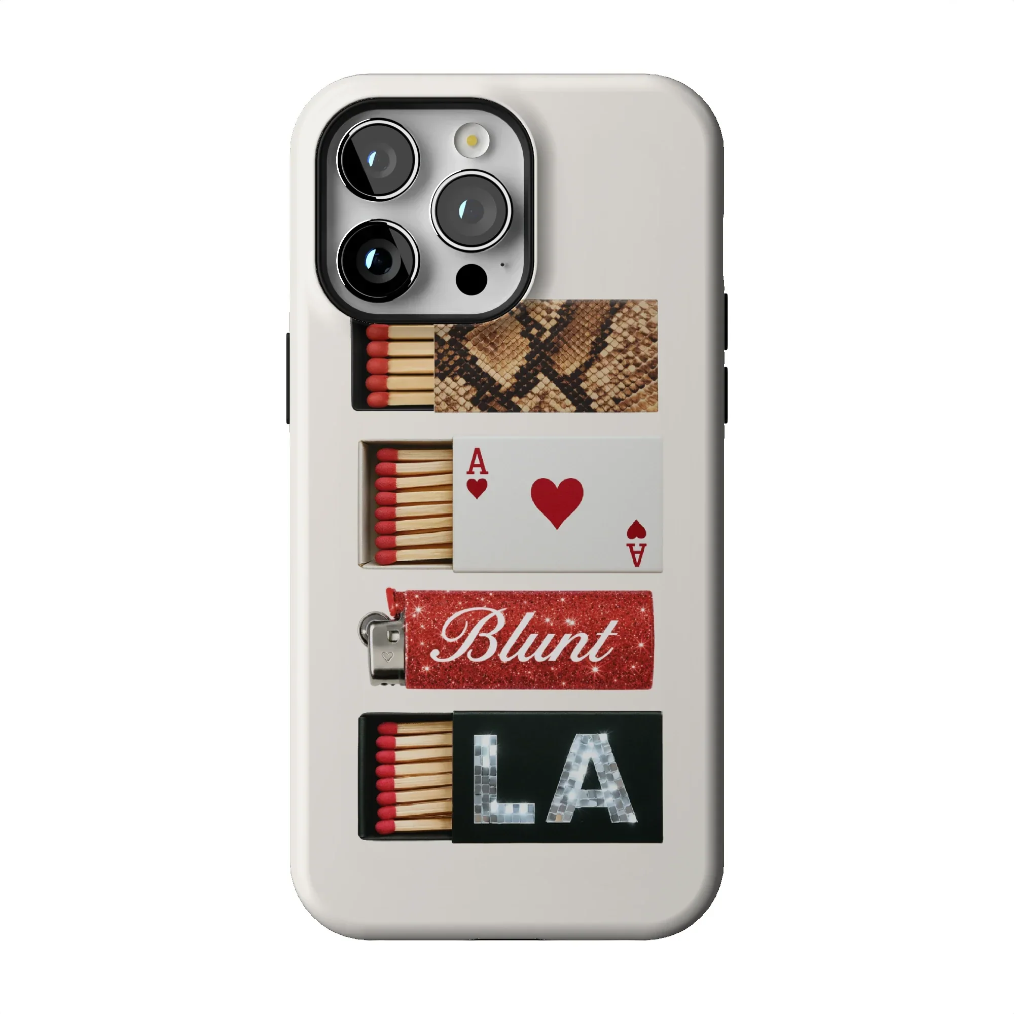 Cream Match iPhone Case - Image 46