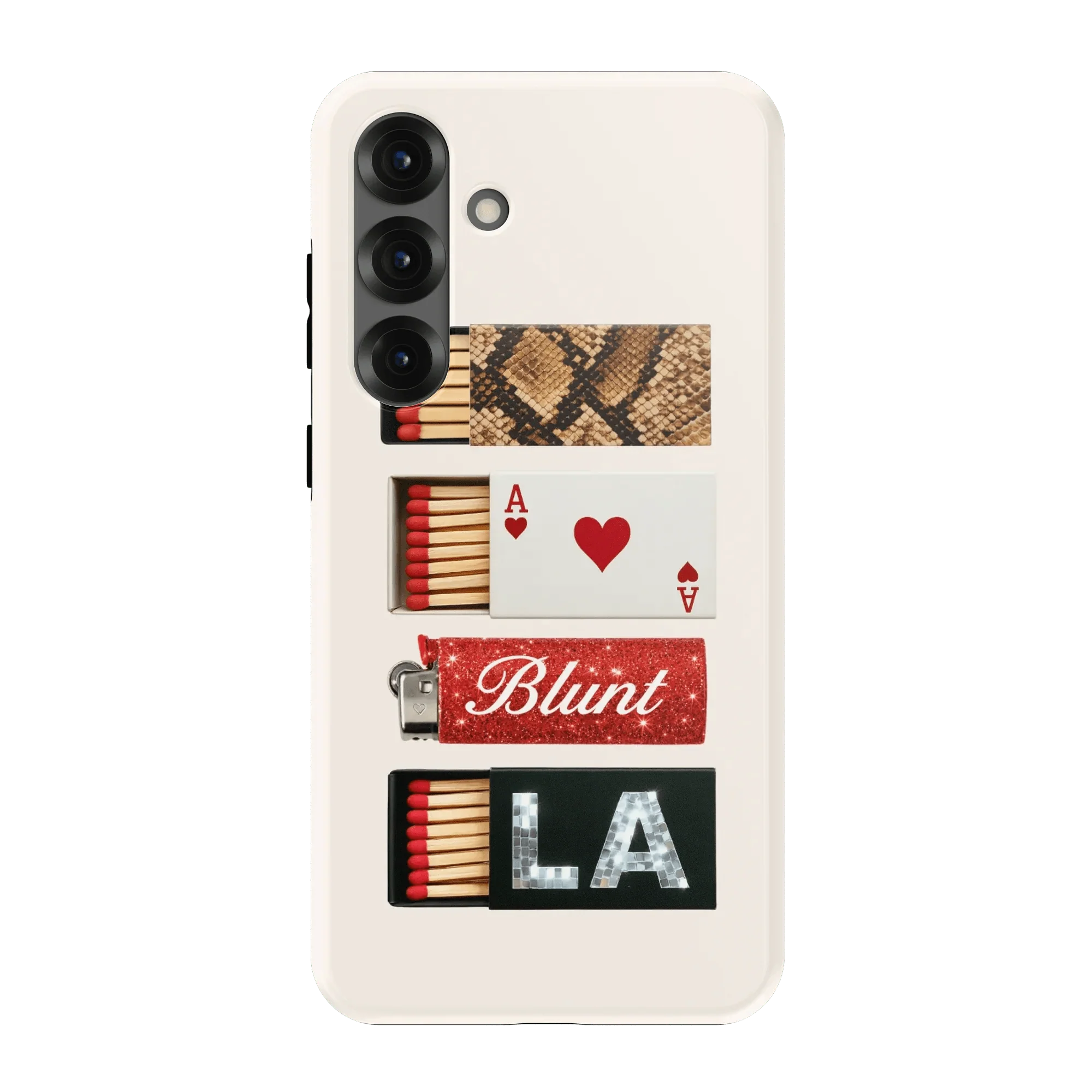 Cream Match Samsung Case - Image 2