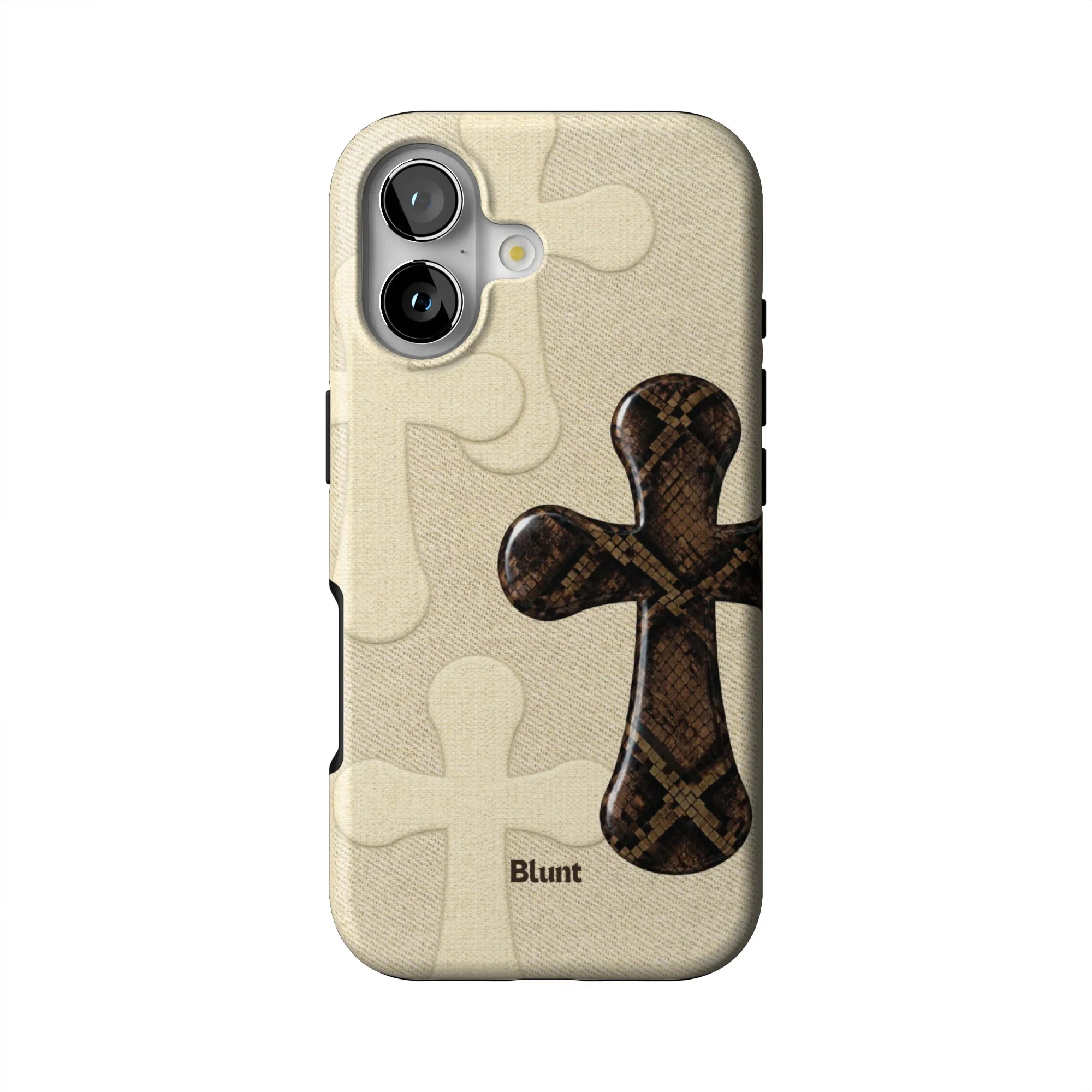 Cream Patch iPhone Case