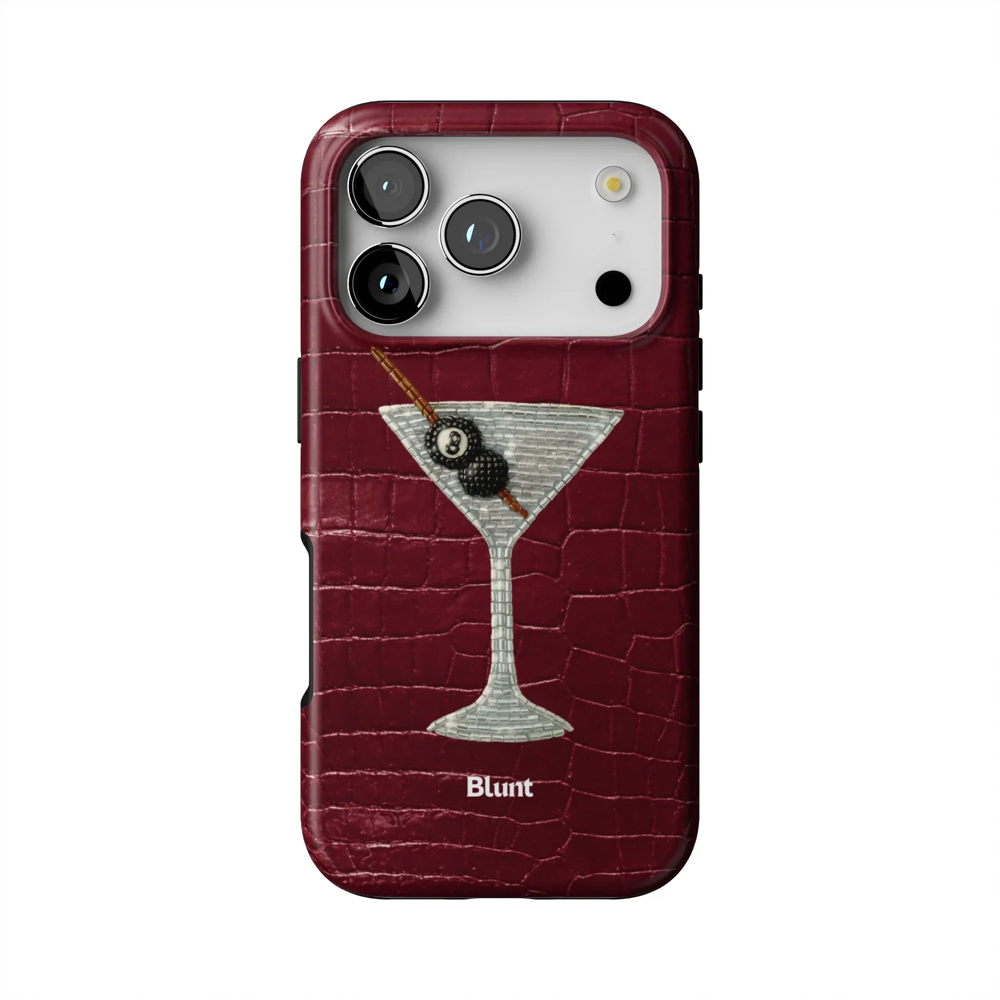Crimson Happy Hour iPhone Case - Image 3