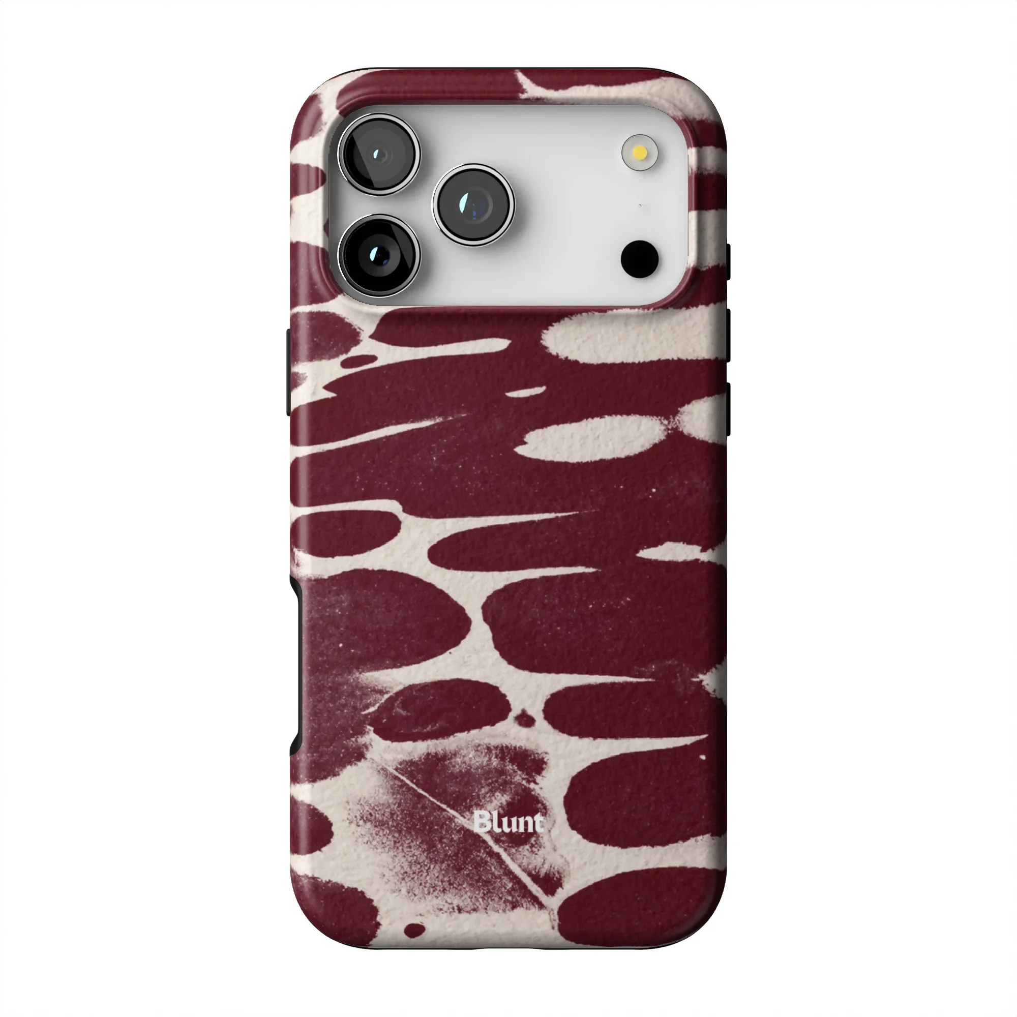 Crimson Noir Abstract iPhone Case - Image 6