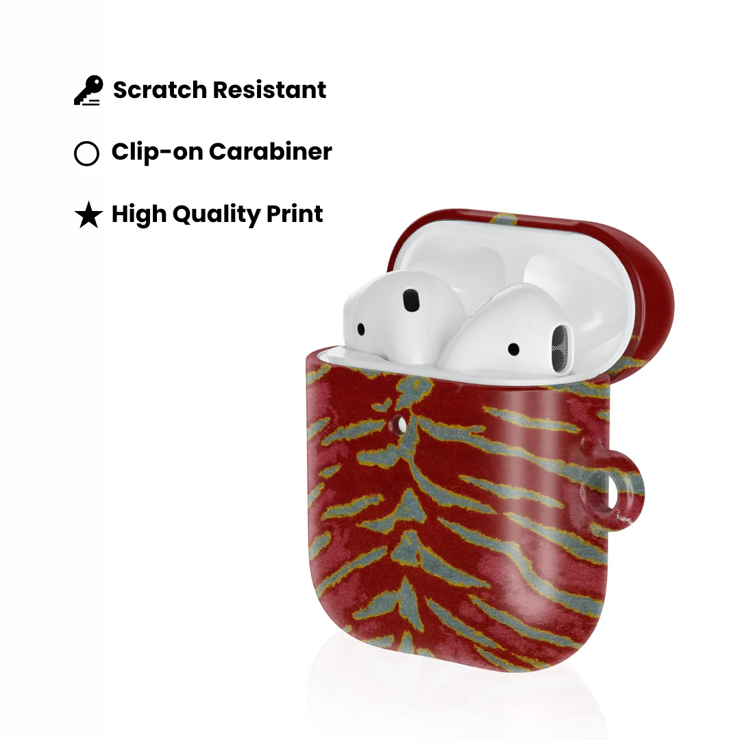 Crimson Veins AirPod Case - Image 3