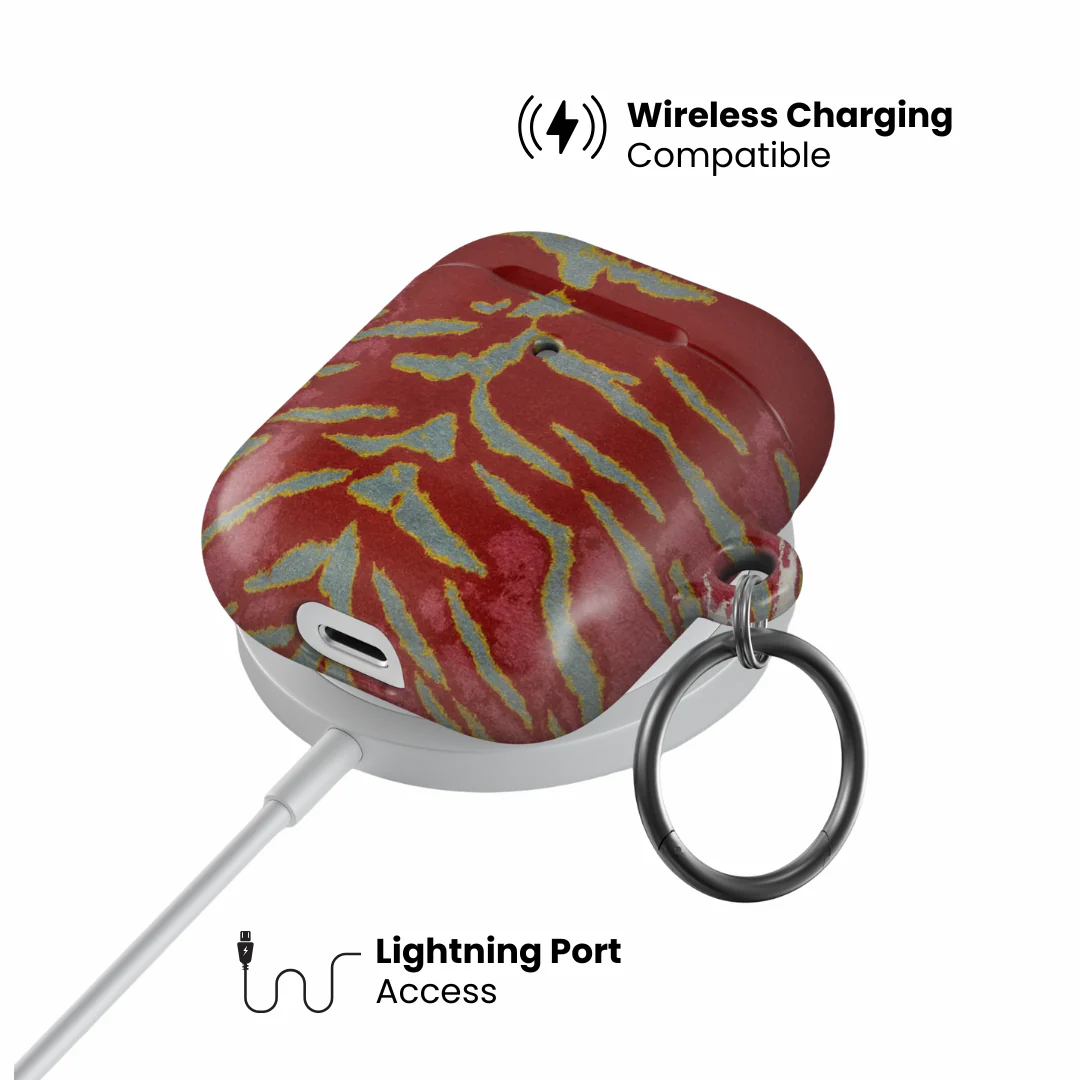 Crimson Veins AirPod Case - Image 4
