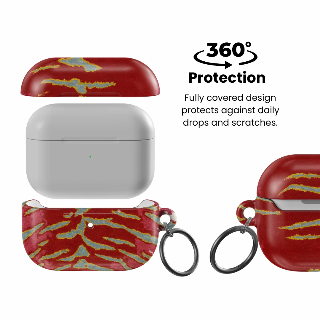 Crimson Veins AirPod Case - Image 6