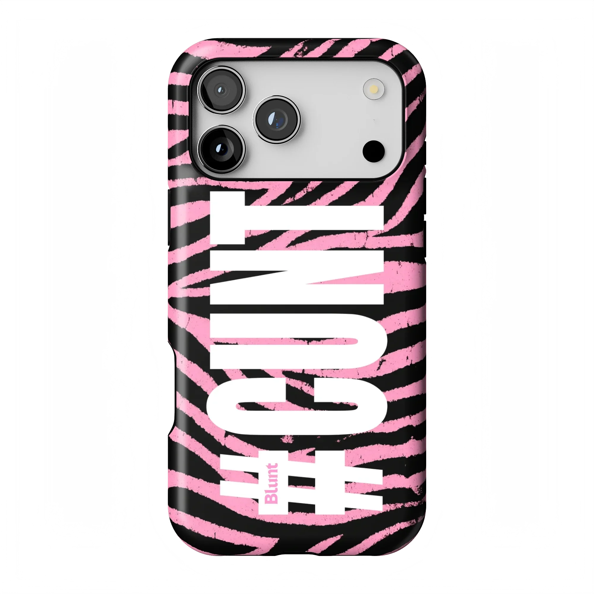 CXNT Pink Zebra iPhone Case - Image 3