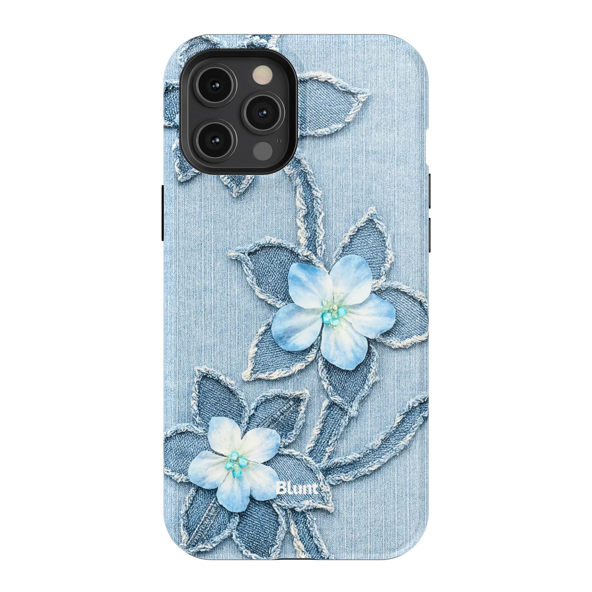 Denim Blue Bloom iPhone Case - Image 23