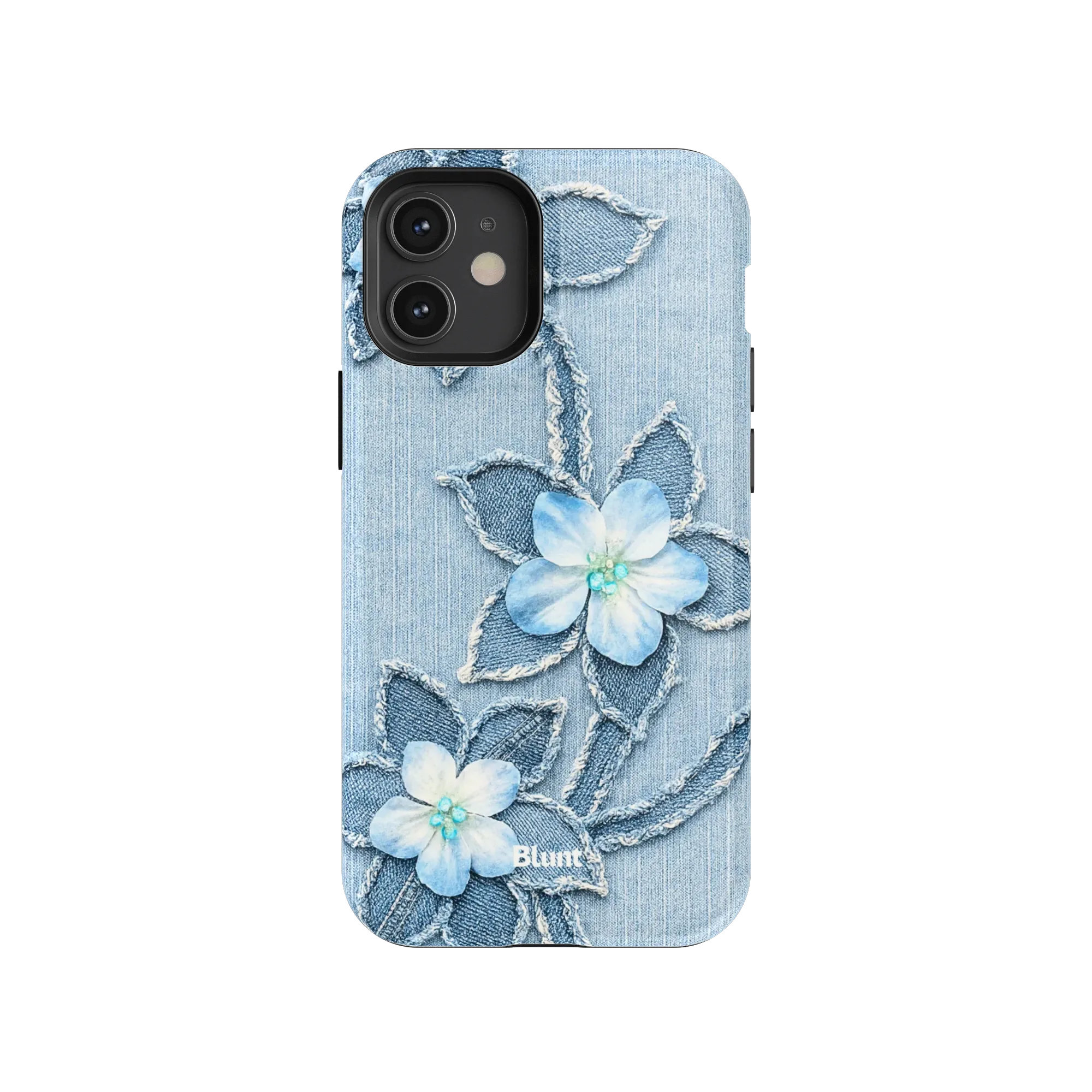 Denim Blue Bloom iPhone Case - Image 24