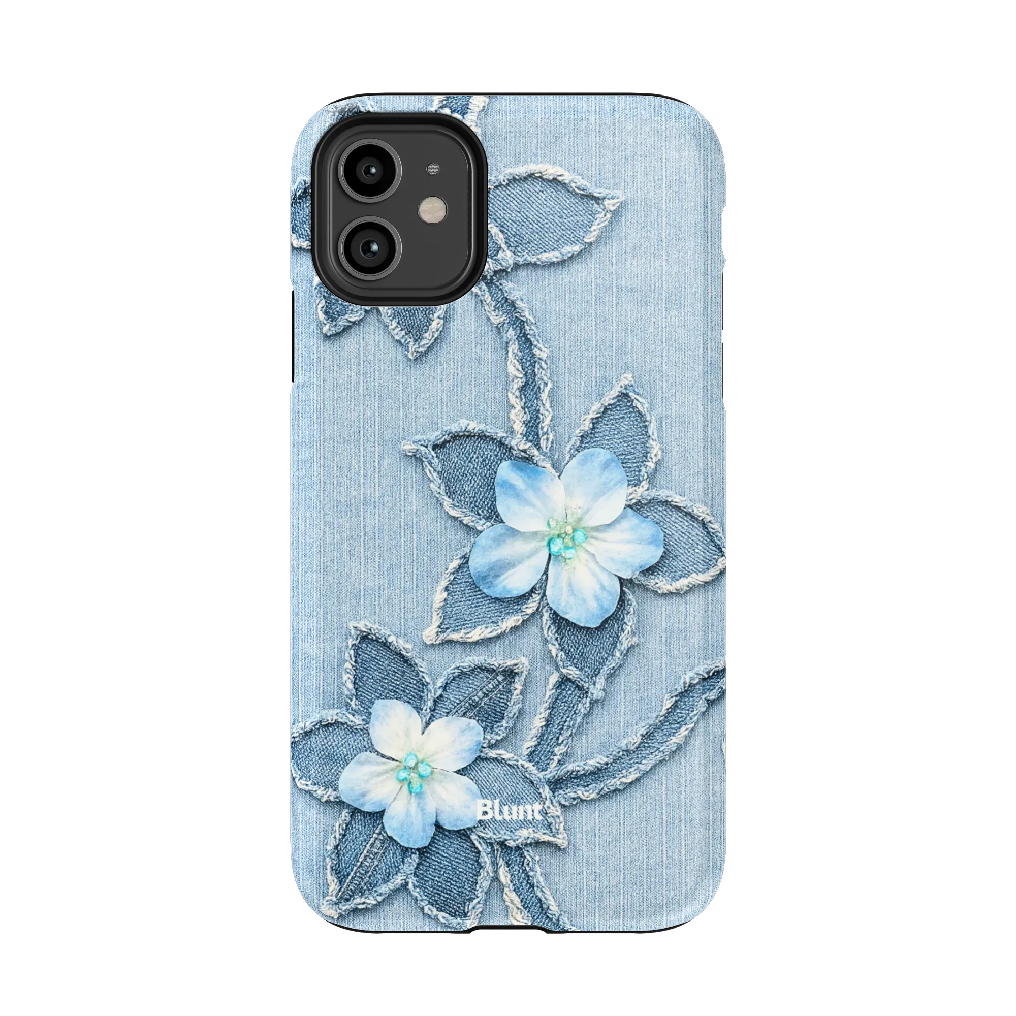Denim Blue Bloom iPhone Case - Image 25