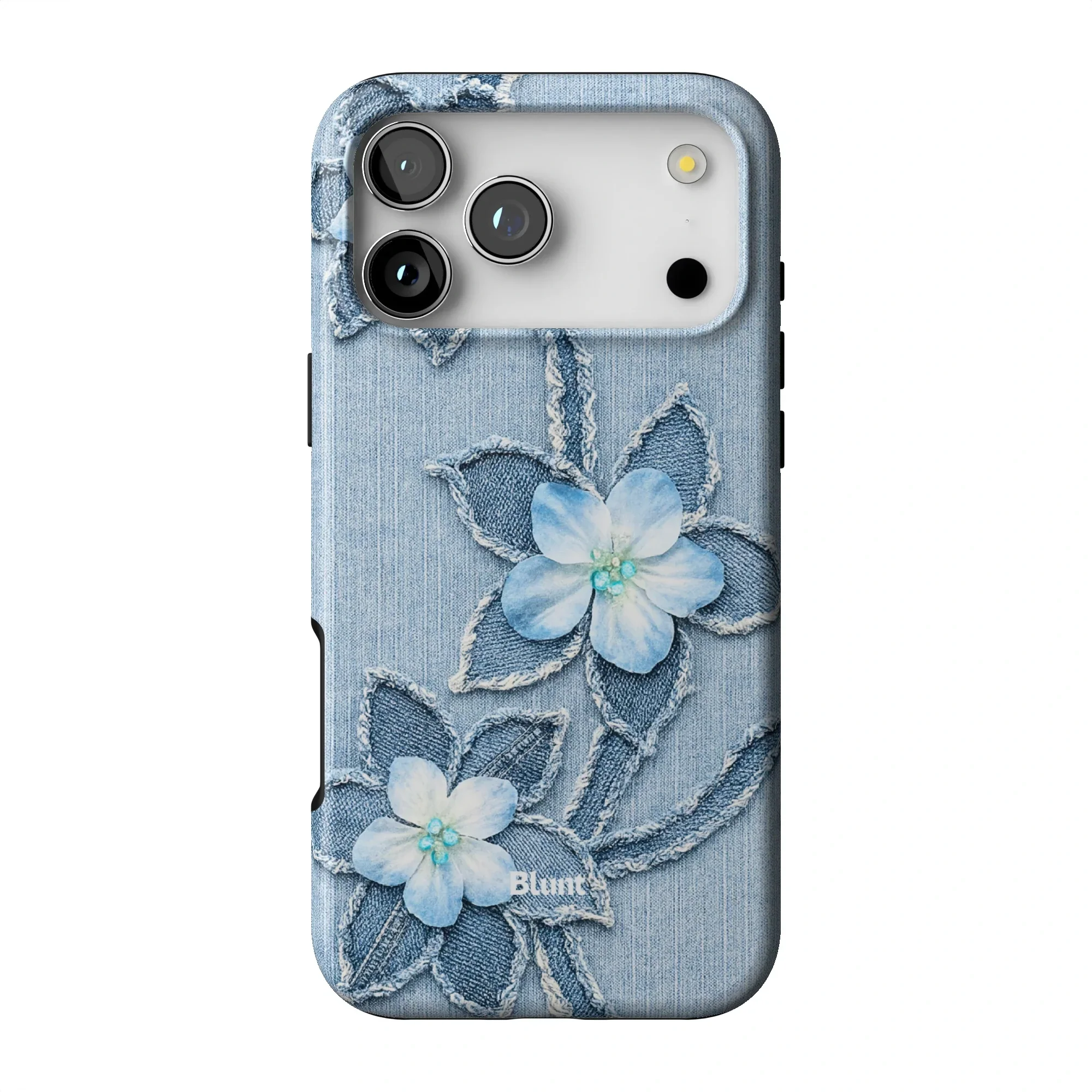 Denim Blue Bloom iPhone Case - Image 34