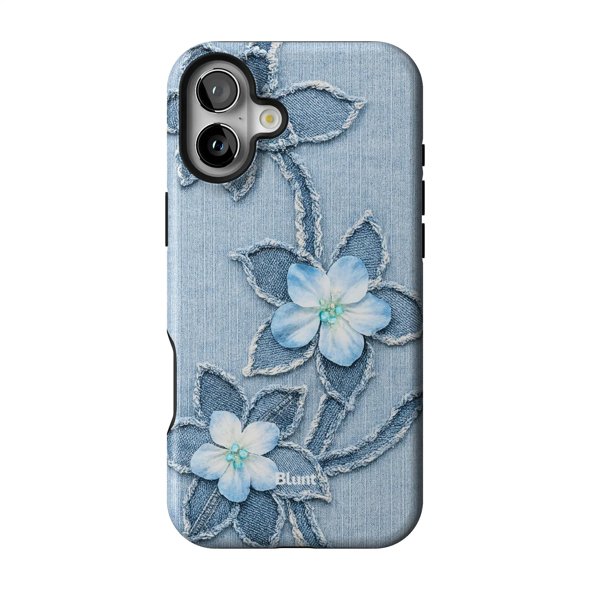 Denim Blue Bloom iPhone Case - Image 39