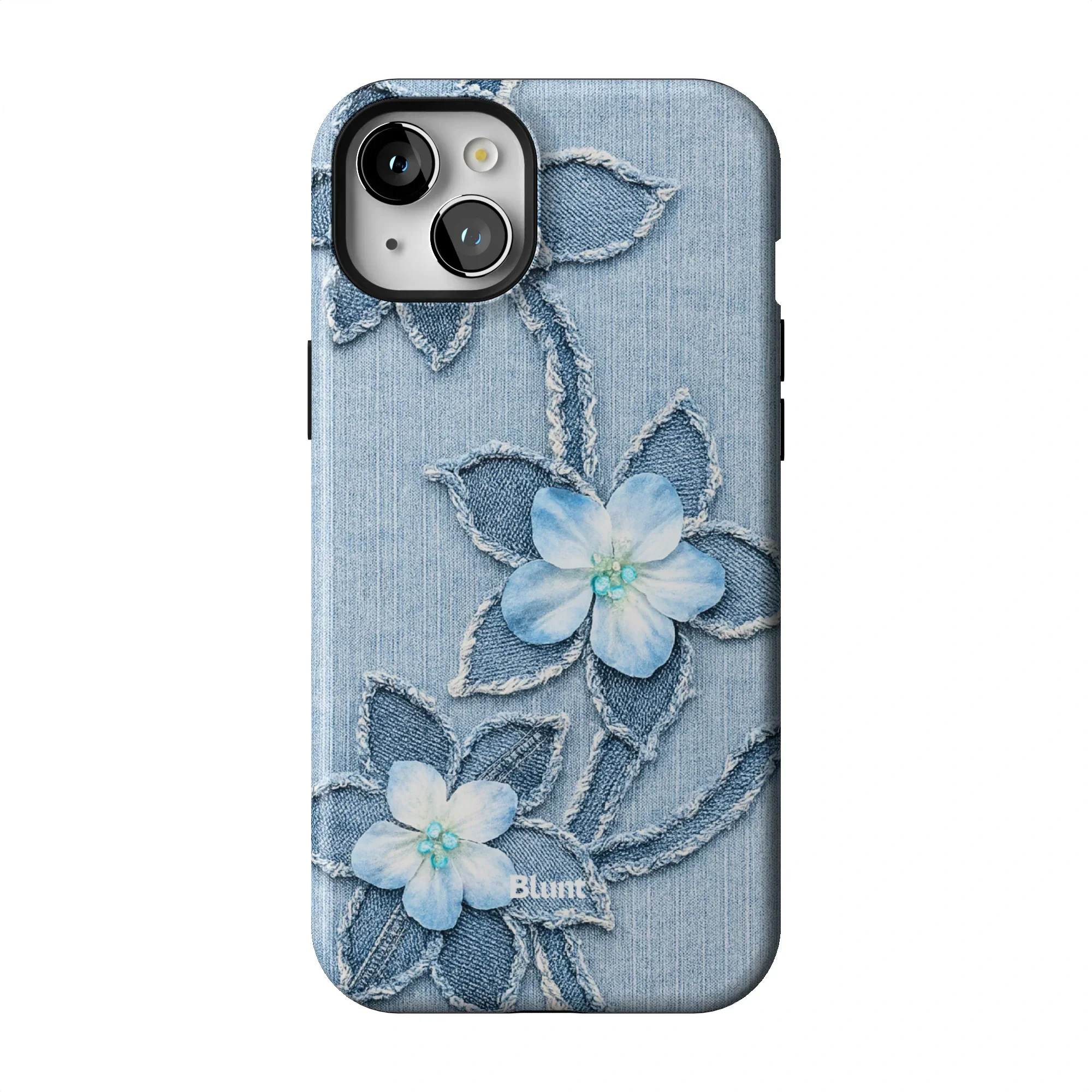 Denim Blue Bloom iPhone Case - Image 43