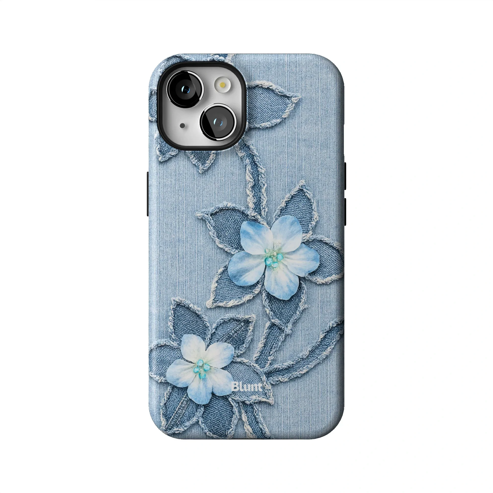 Denim Blue Bloom iPhone Case - Image 44