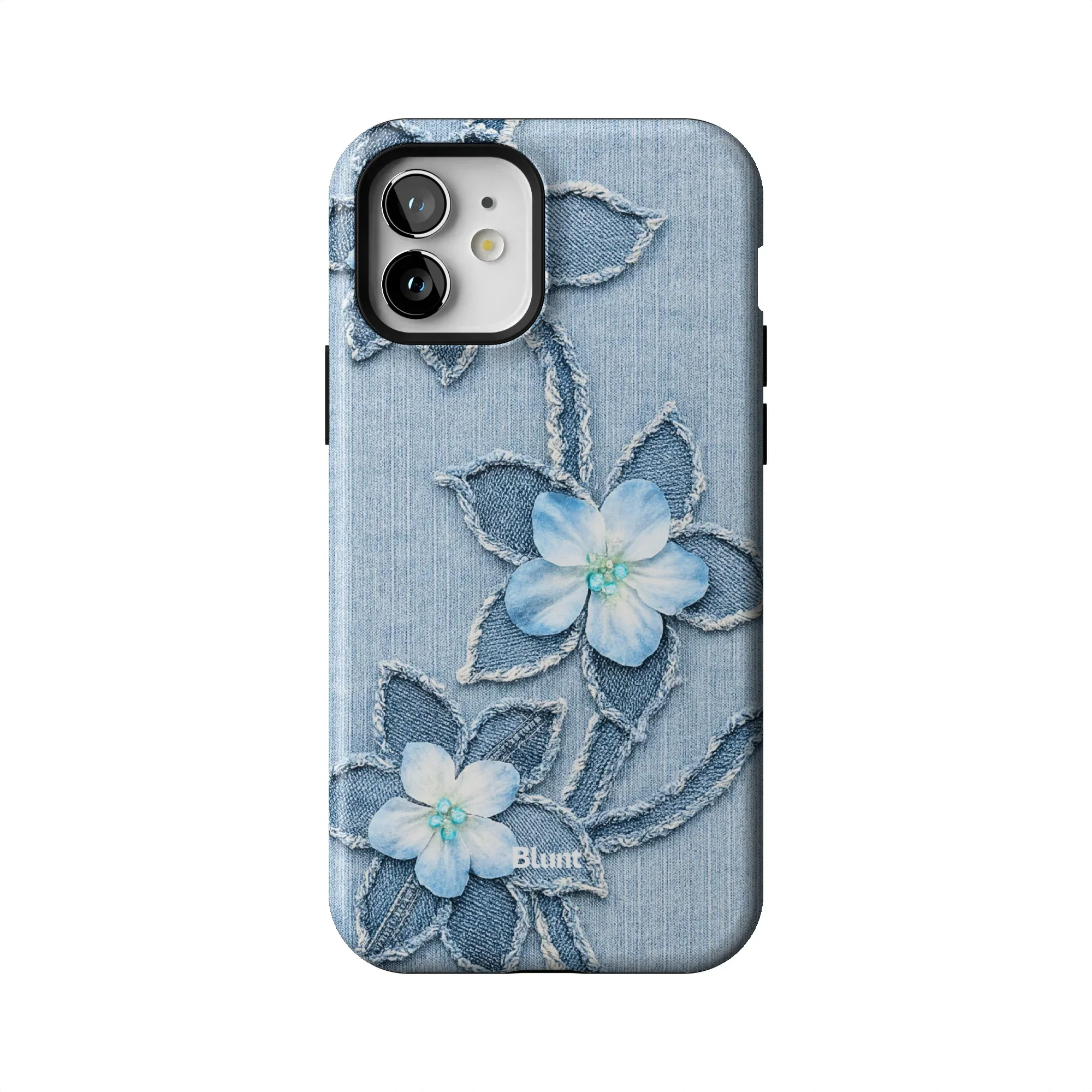 Denim Blue Bloom iPhone Case - Image 52