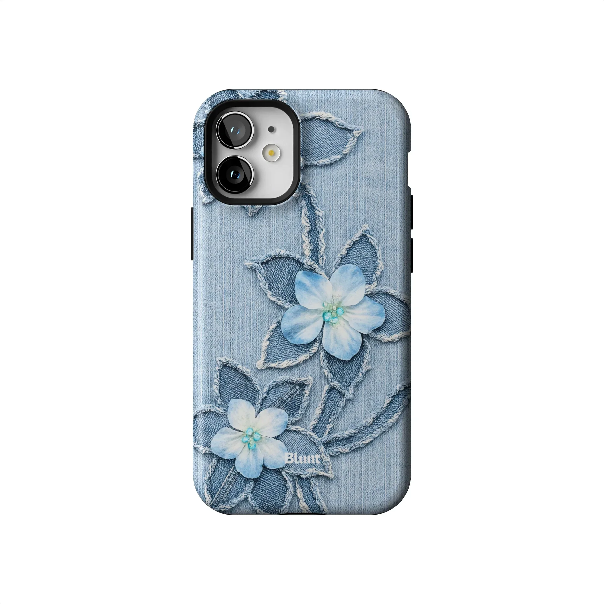 Denim Blue Bloom iPhone Case - Image 55