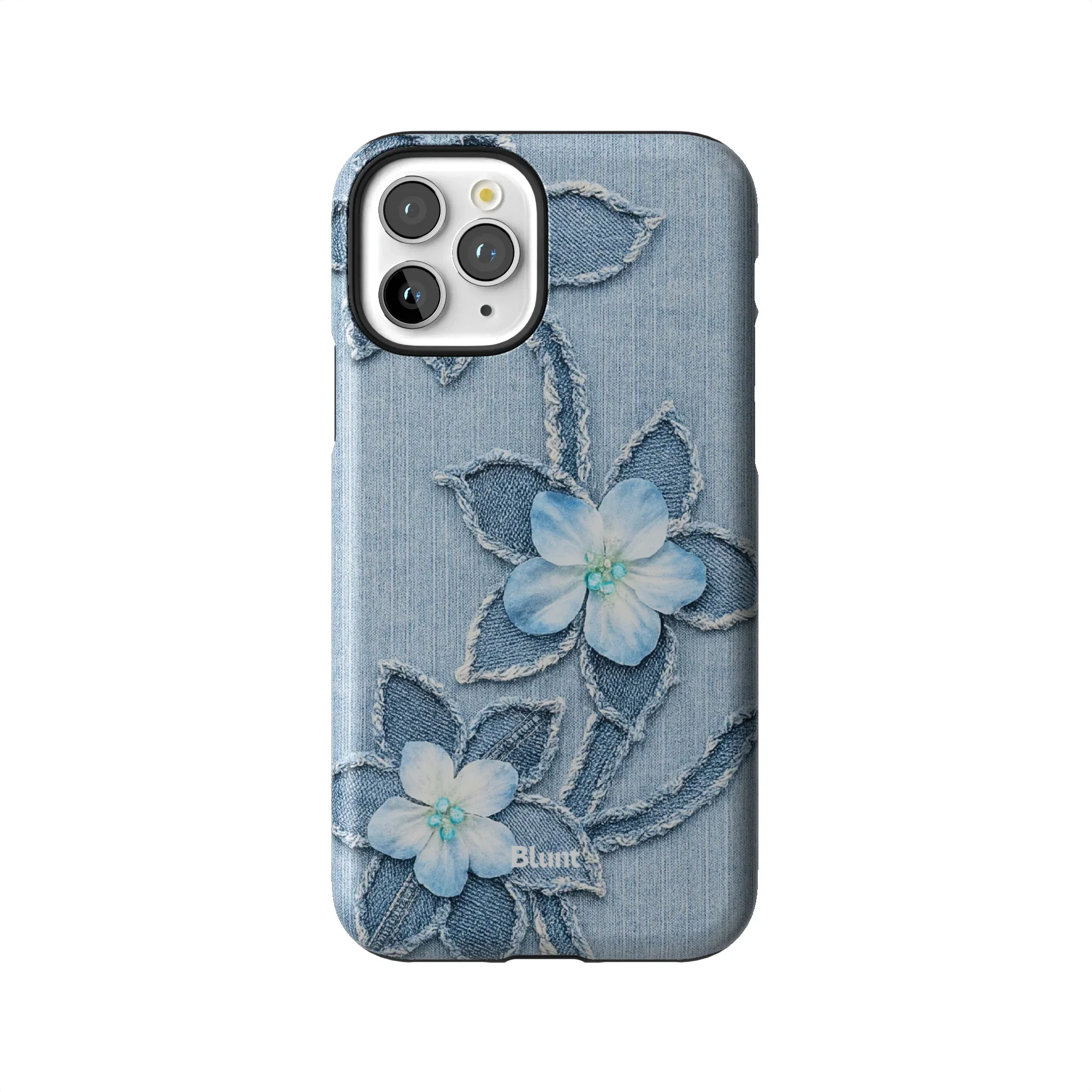 Denim Blue Bloom iPhone Case - Image 57