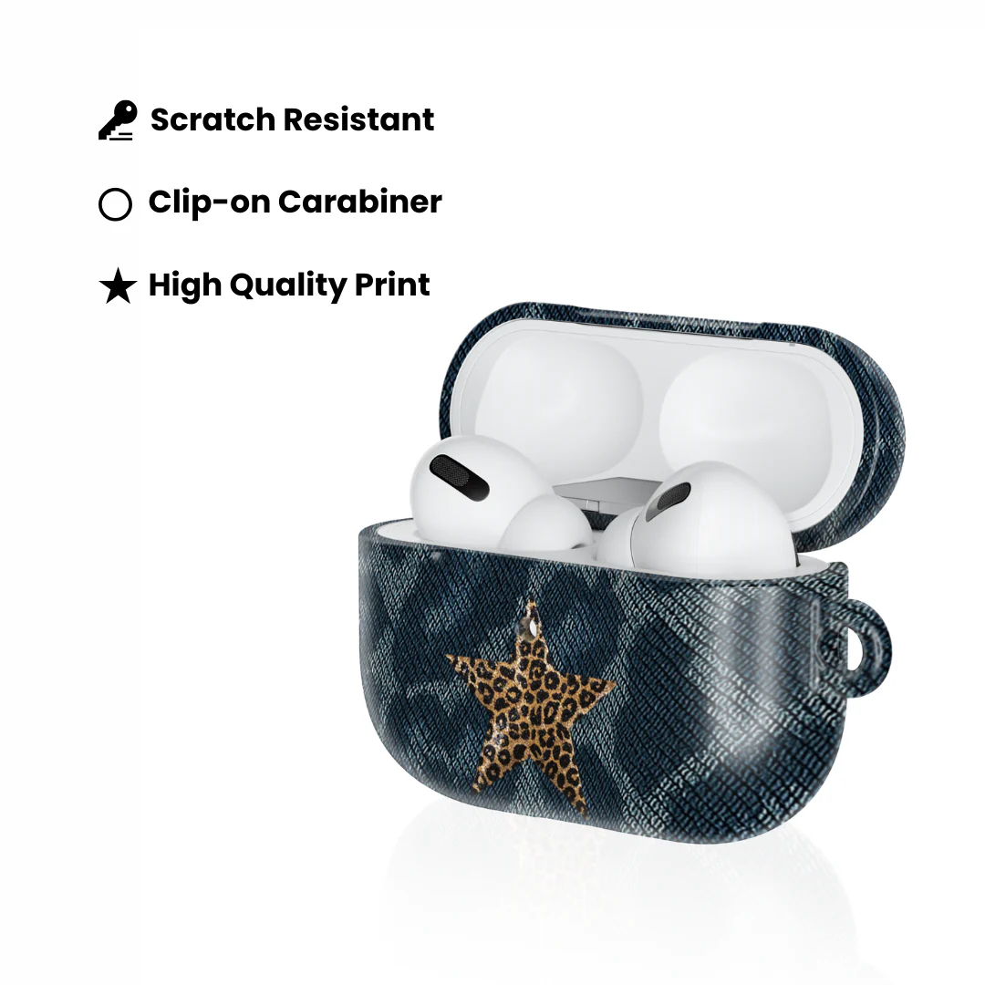 Denim Cheetah AirPod Case - Image 7