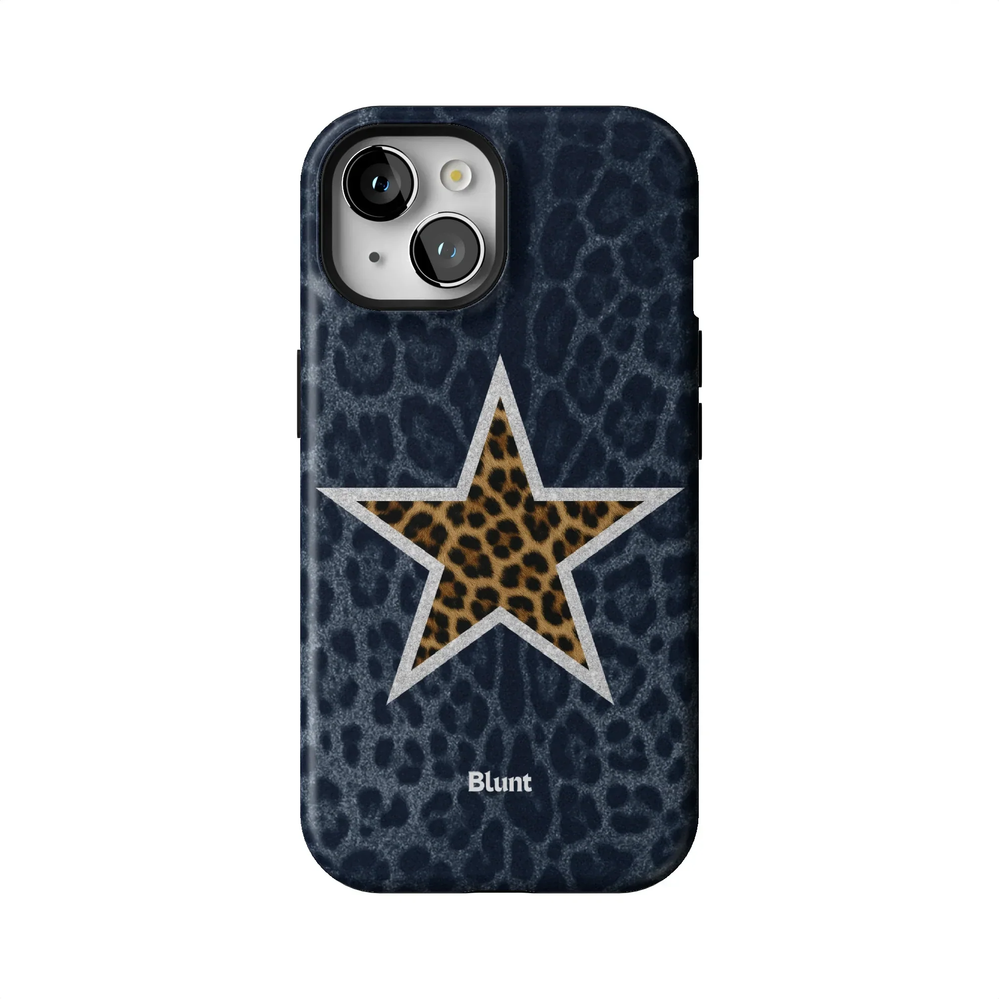 Denim Cheetah Star iPhone Case - Image 40