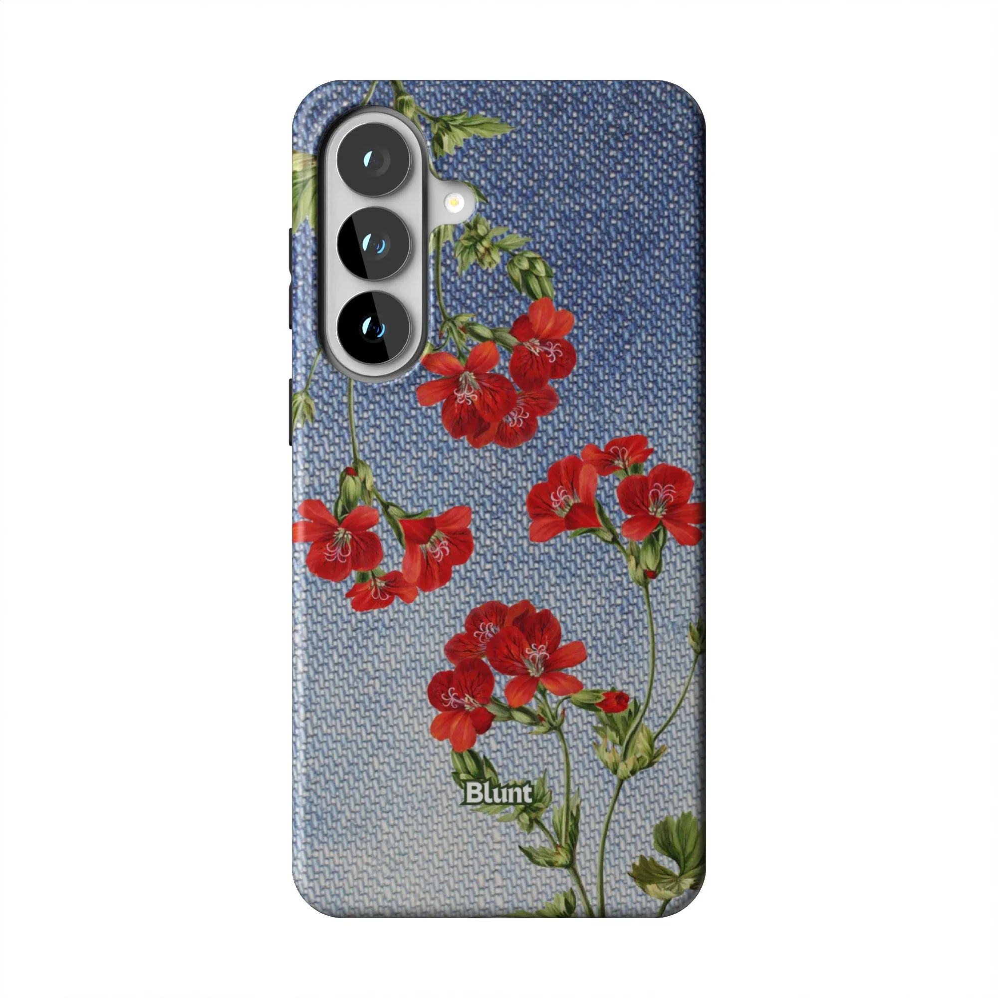 Denim Posy Samsung Phone Case - Image 4
