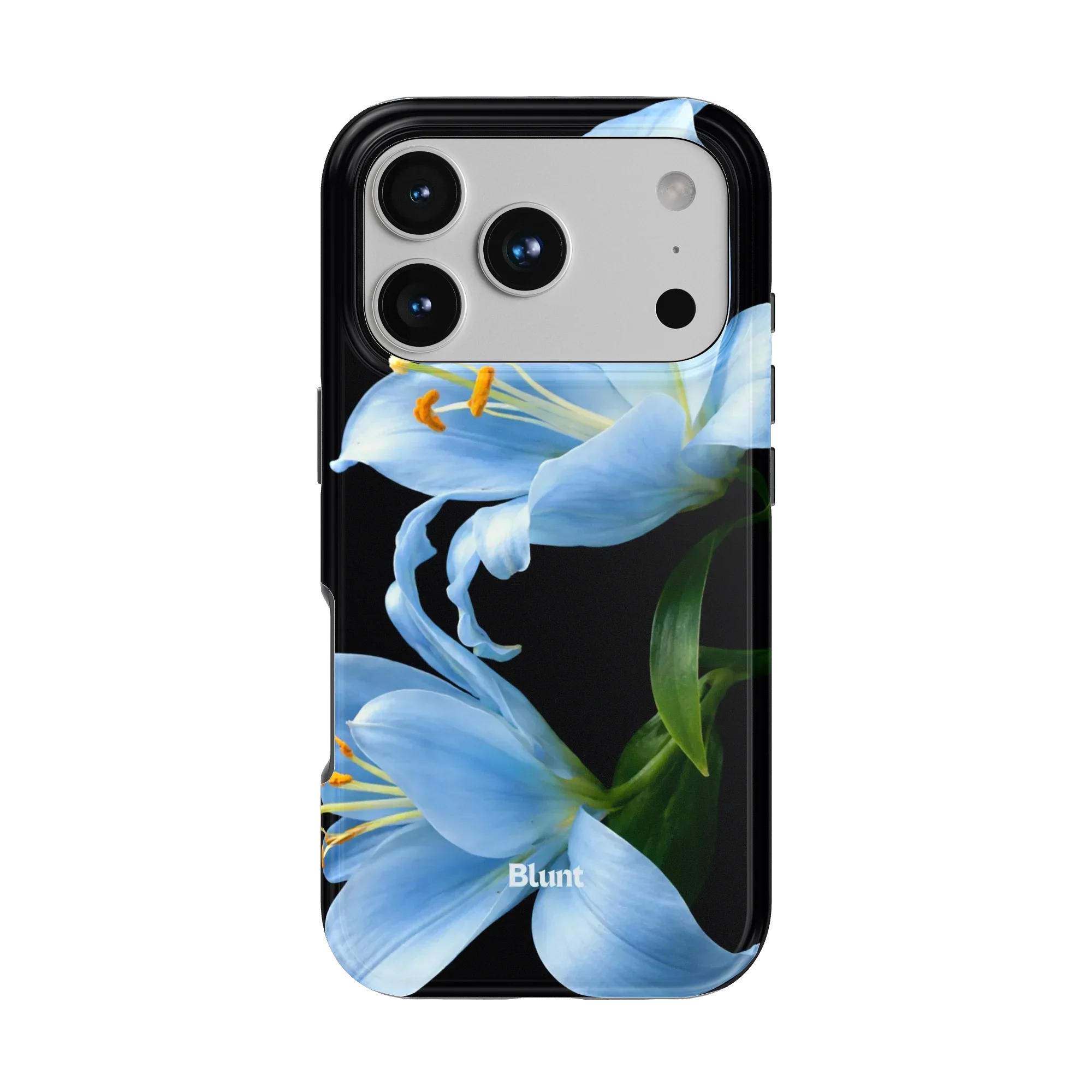 Eclipse Orchid in Blue iPhone Case - Image 2