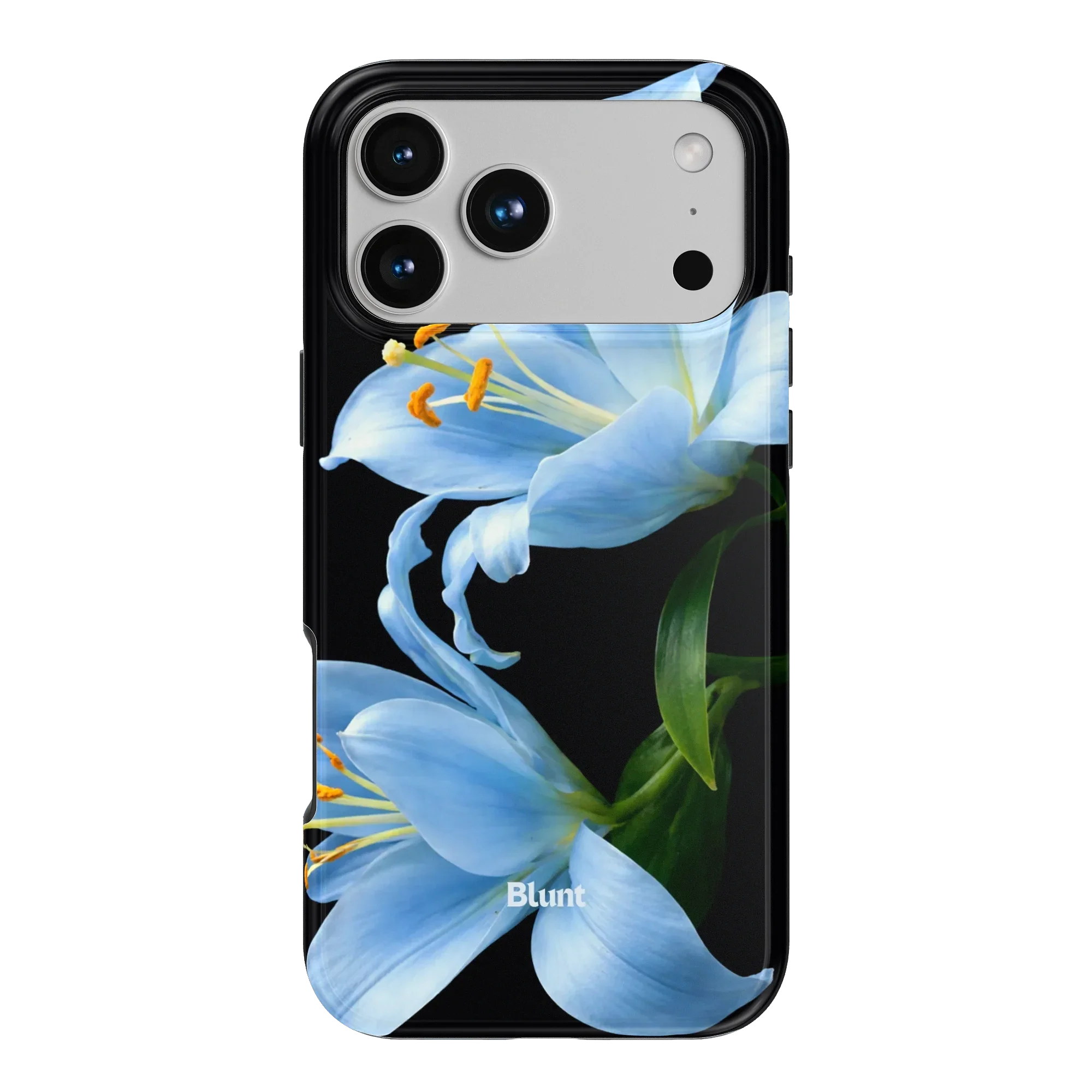 Eclipse Orchid in Blue iPhone Case - Image 3