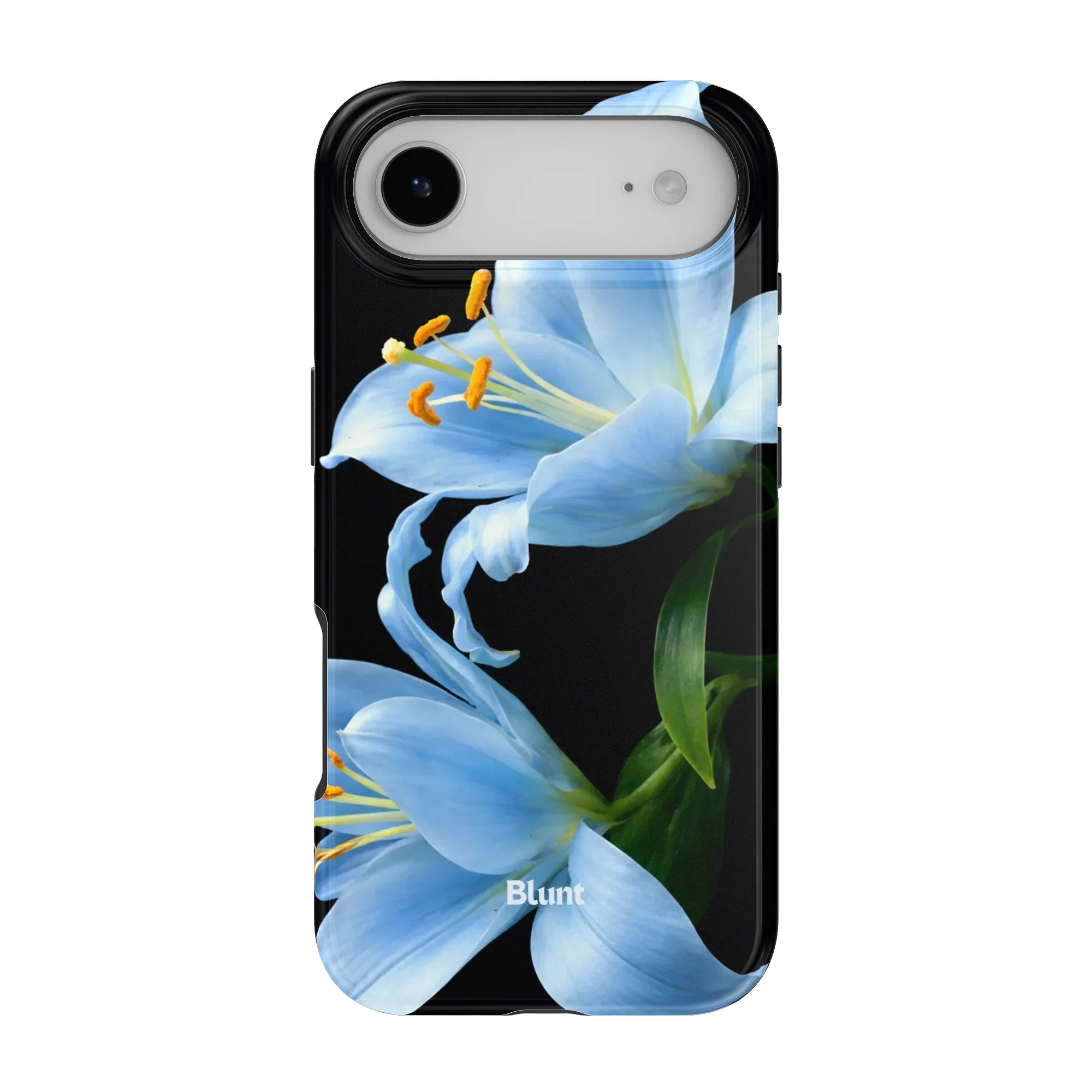 Eclipse Orchid in Blue iPhone Case - Image 4