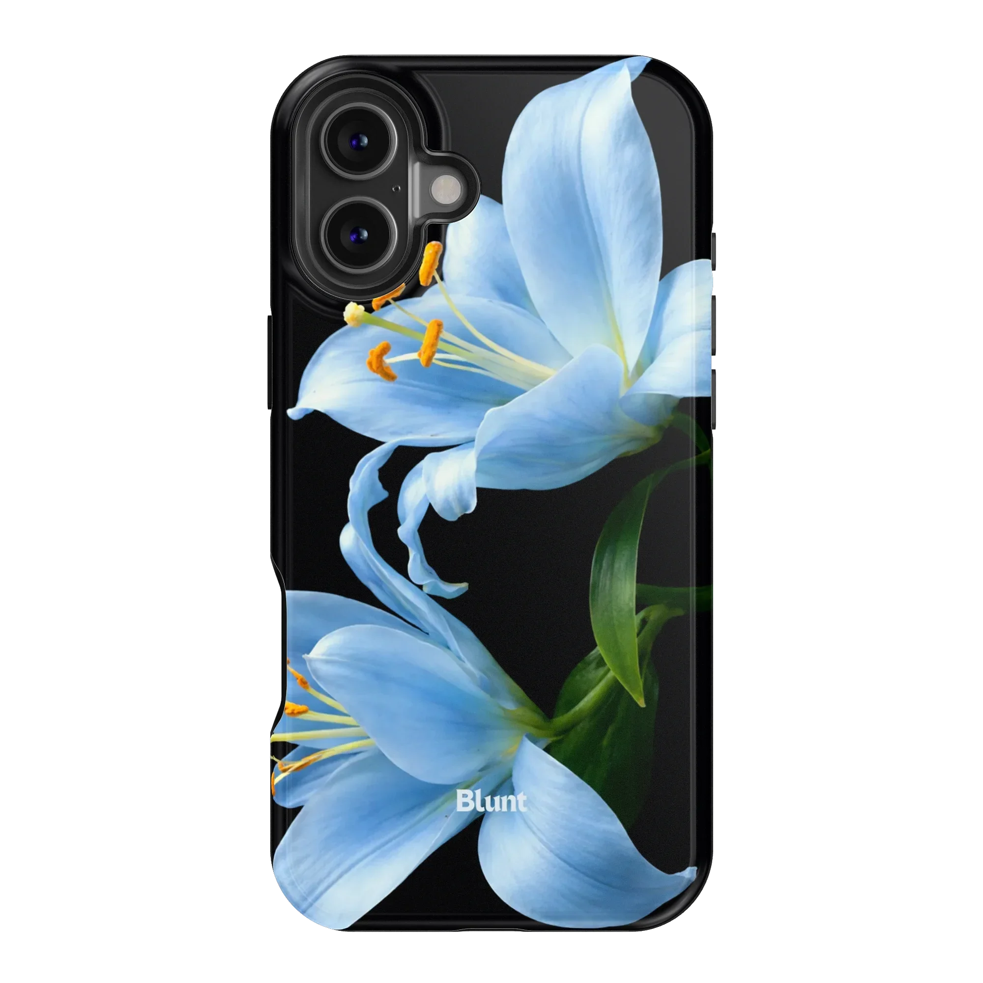 Eclipse Orchid in Blue iPhone Case - Image 8