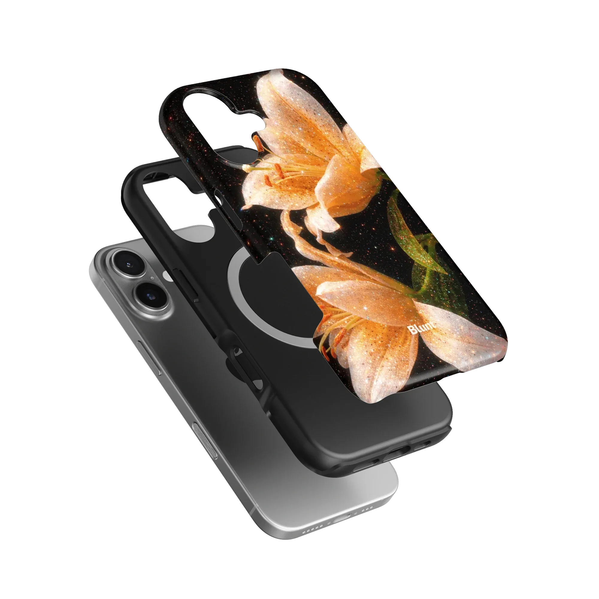 Eclipse Orchid in Orange iPhone Case - Image 29