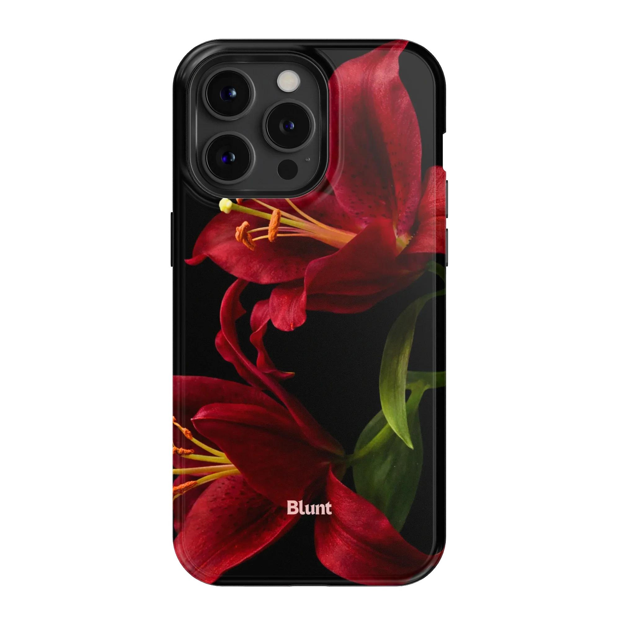 Eclipse Orchid in Red iPhone Case - Image 11