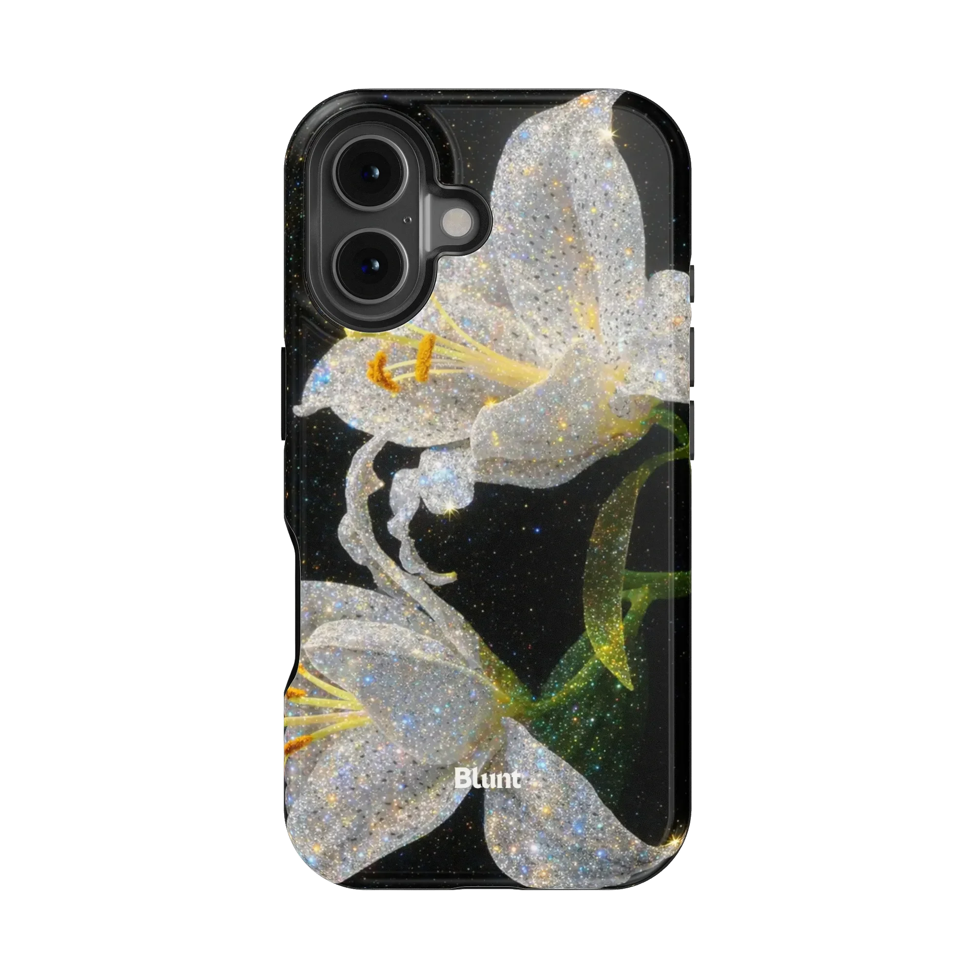 Eclipse Orchid in White iPhone Case - Image 5