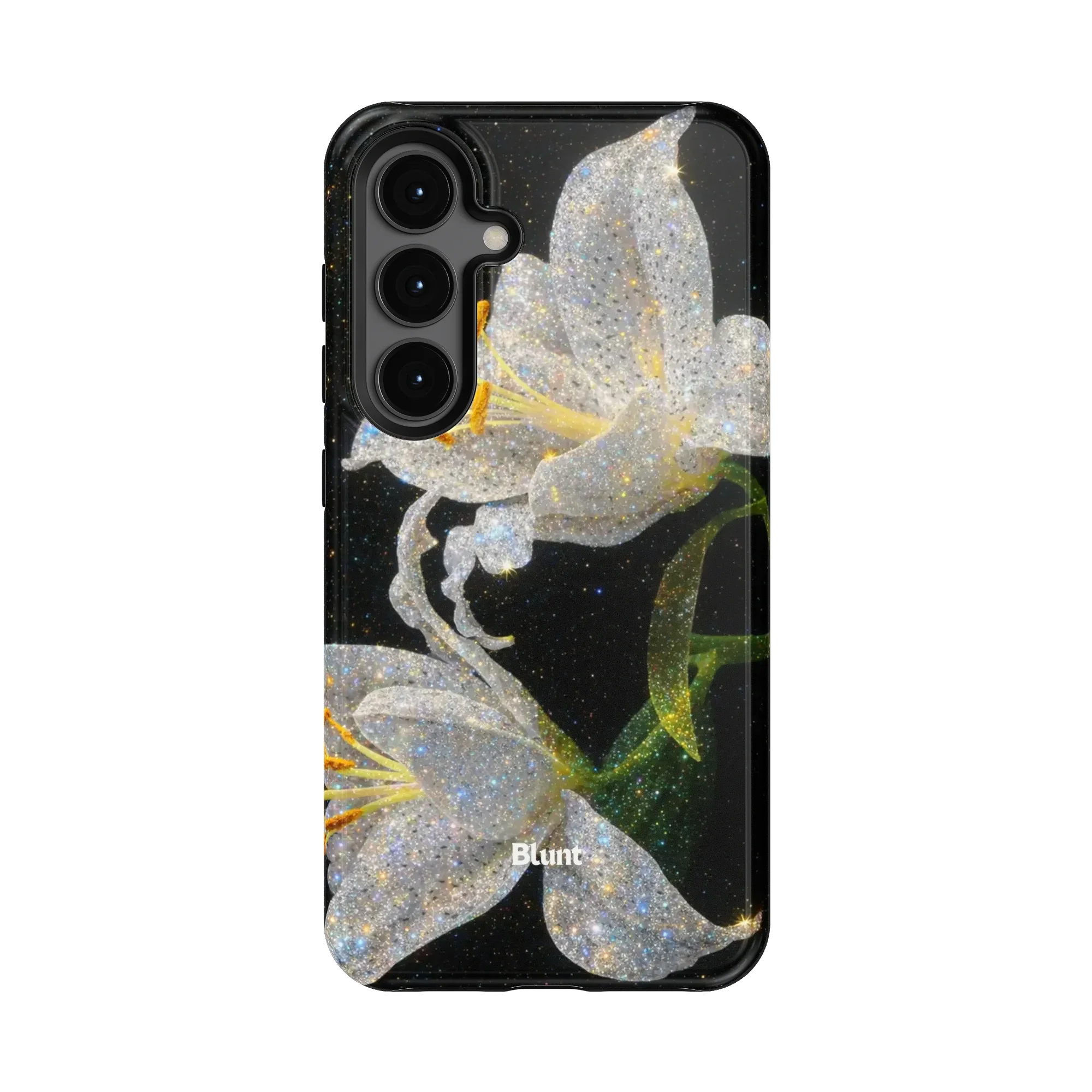 Eclipse Orchid in White Samsung Case - Image 4