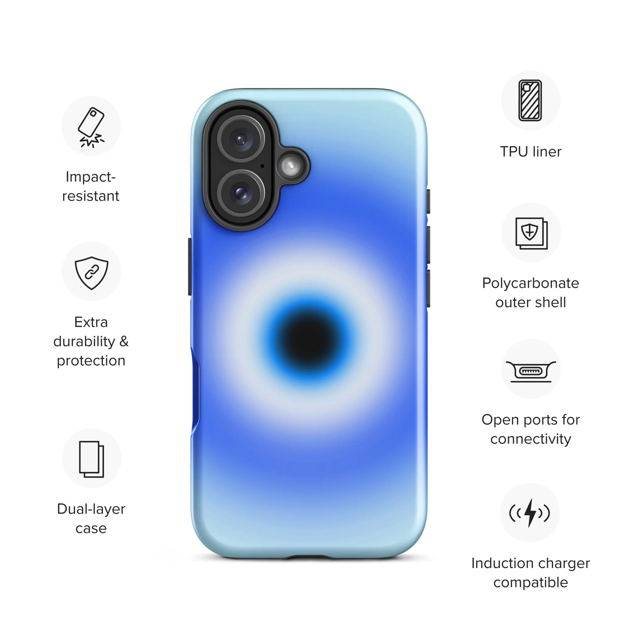 Evil Eye Aura iPhone case - Image 46