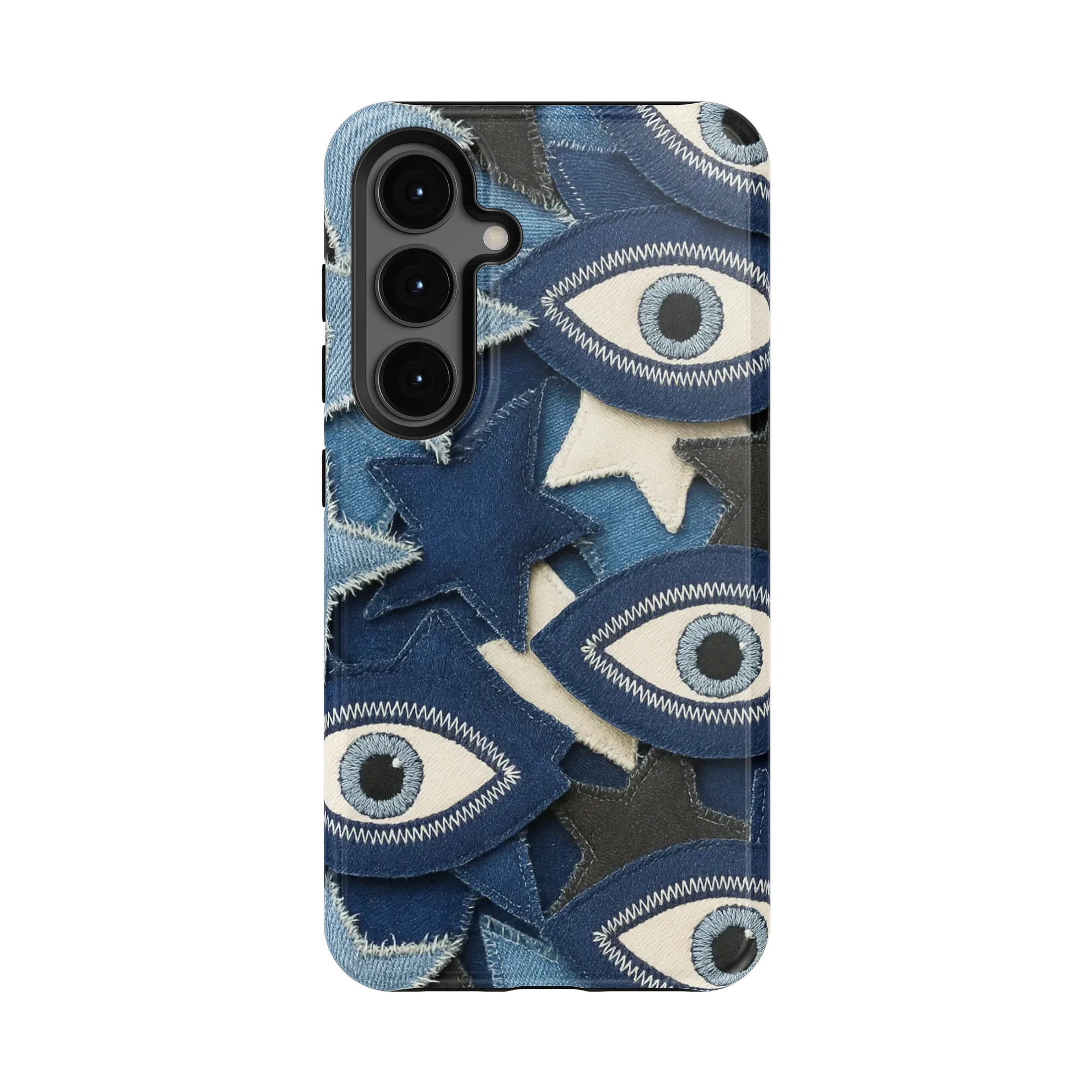 Evil Eye Denim Samsung Case - Image 4